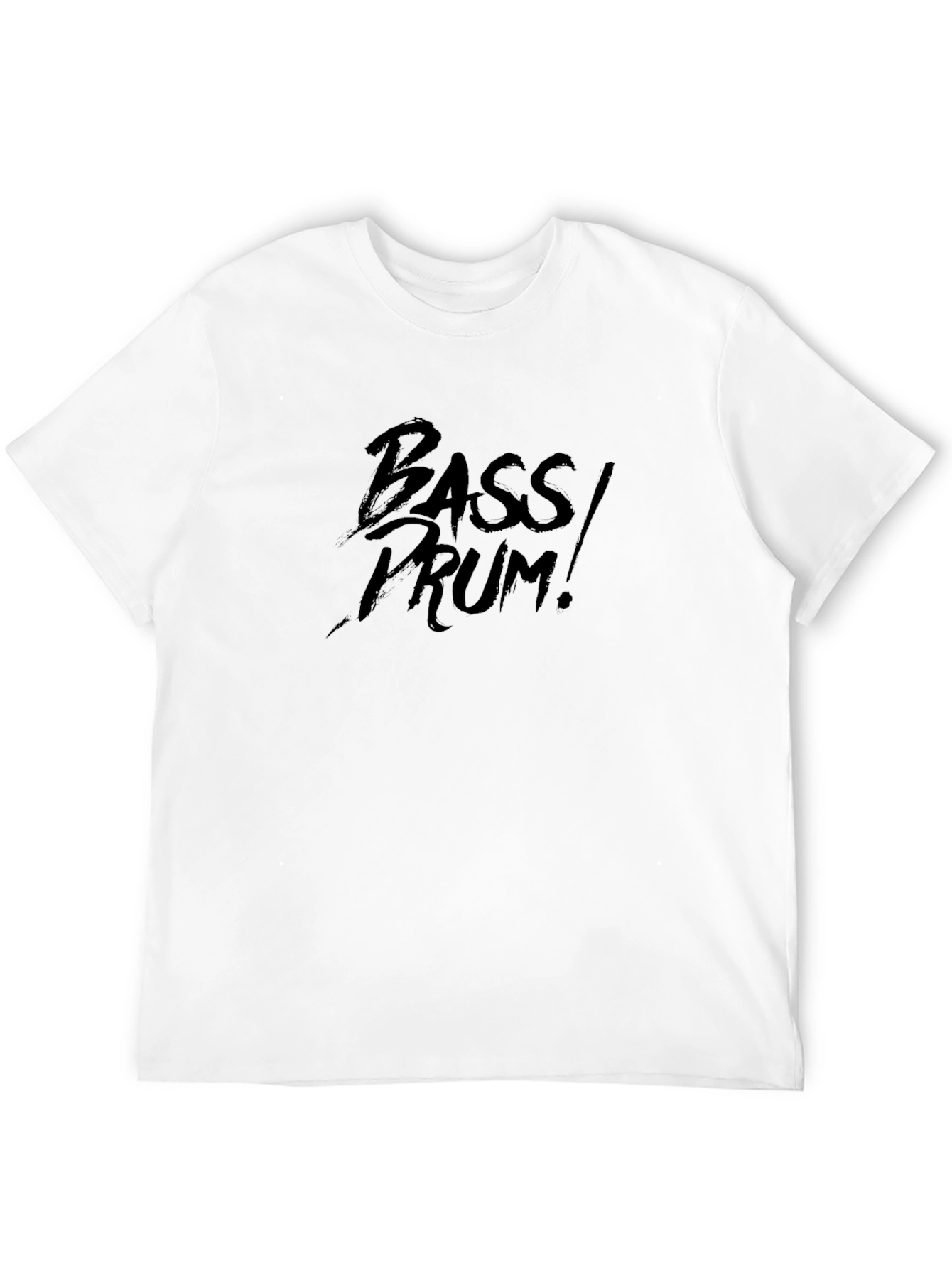 Bass Drum Black Graphic Tee