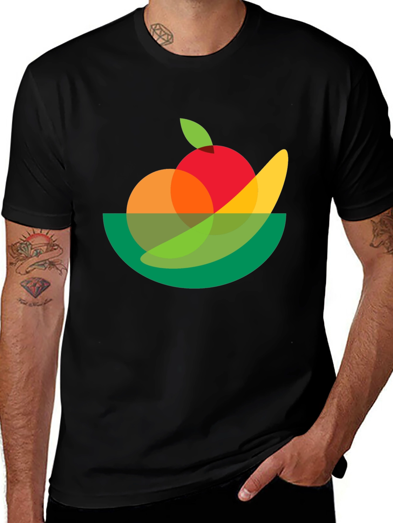 Abstract Fruit Bowl Graphic Tee