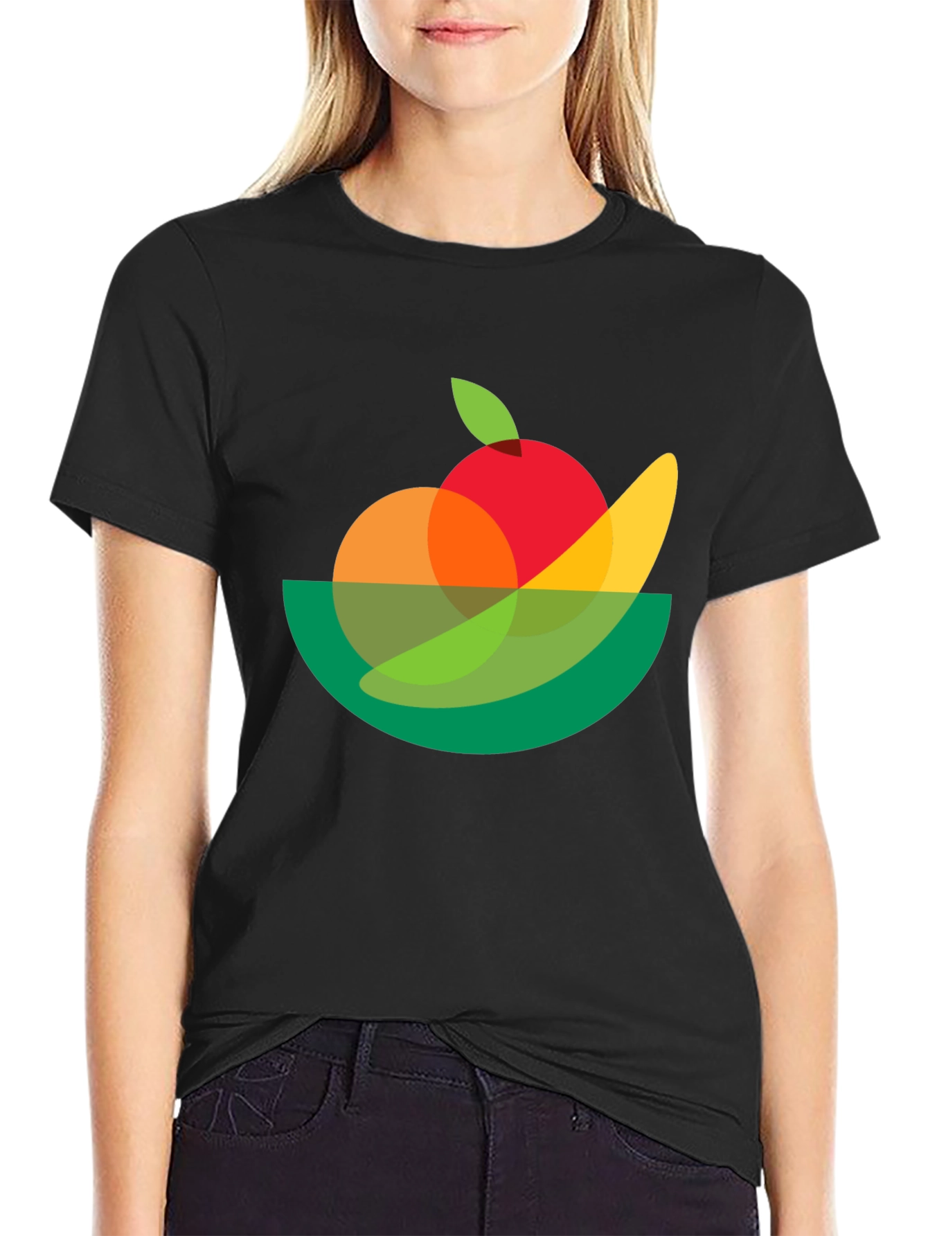 Abstract Fruit Bowl Graphic Tee