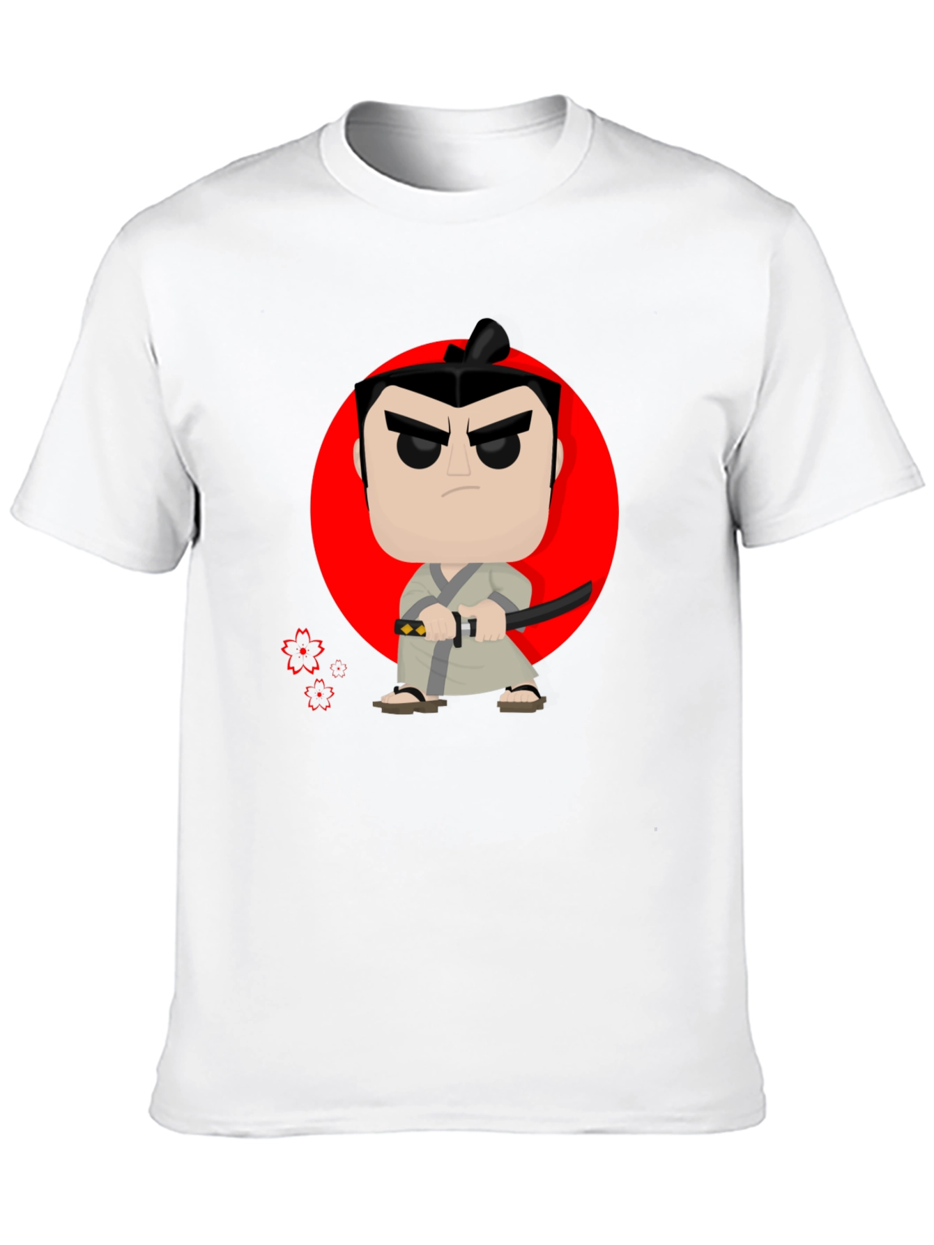 Samurai Jack Pop Art T-Shirt - Black Cotton Tee