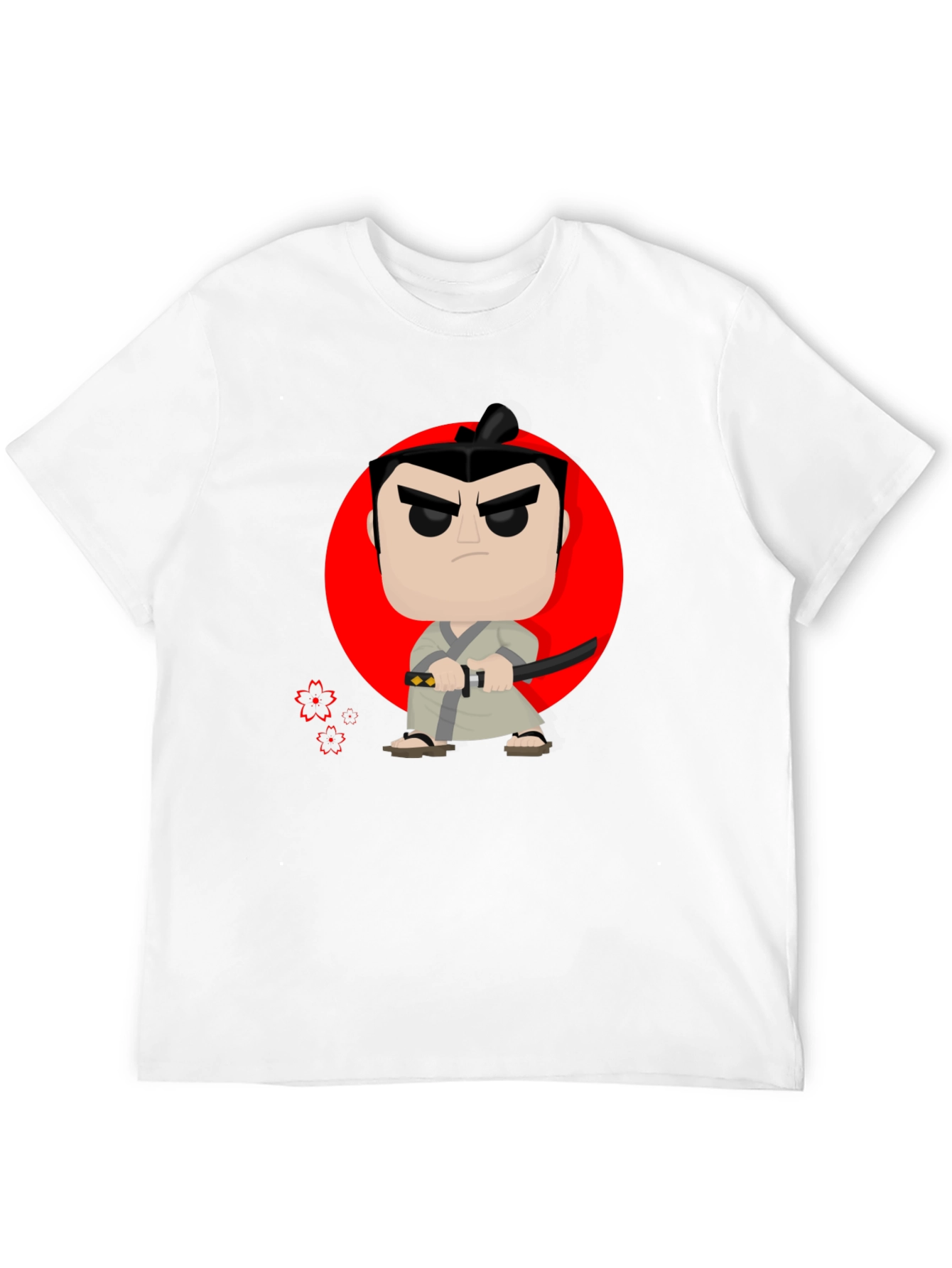Samurai Jack Pop Art T-Shirt - Black Cotton Tee