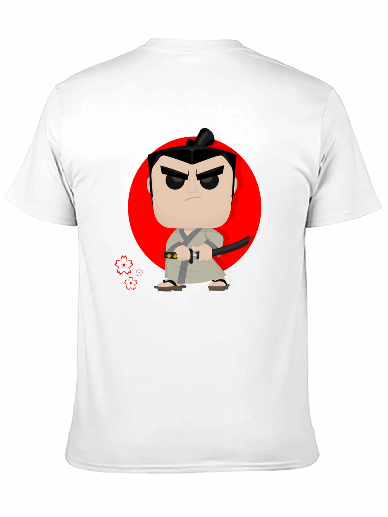 Samurai Jack Pop Art T-Shirt - Black Cotton Tee