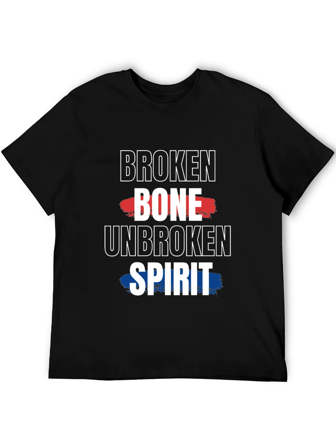Broken Bone Unbroken Spirit Graphic T-Shirt