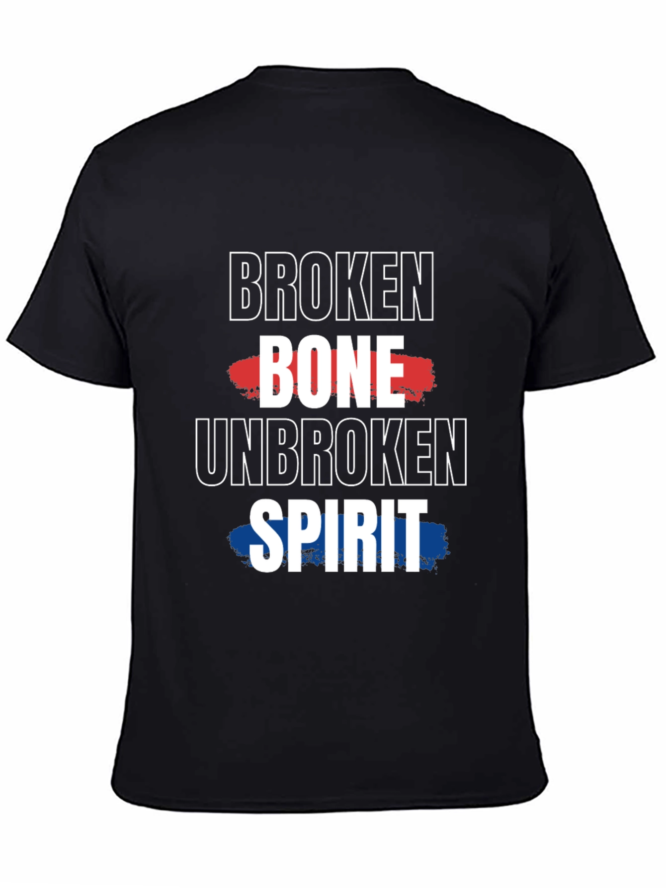 Broken Bone Unbroken Spirit Graphic T-Shirt