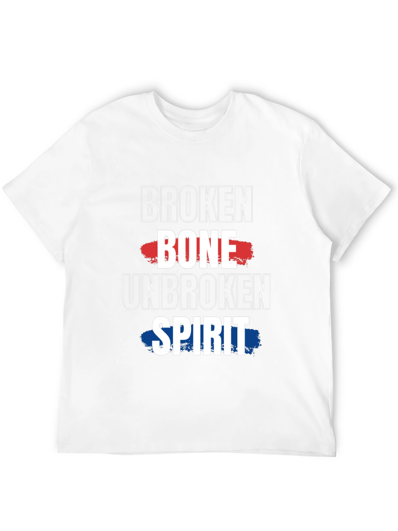 Broken Bone Unbroken Spirit Graphic T-Shirt