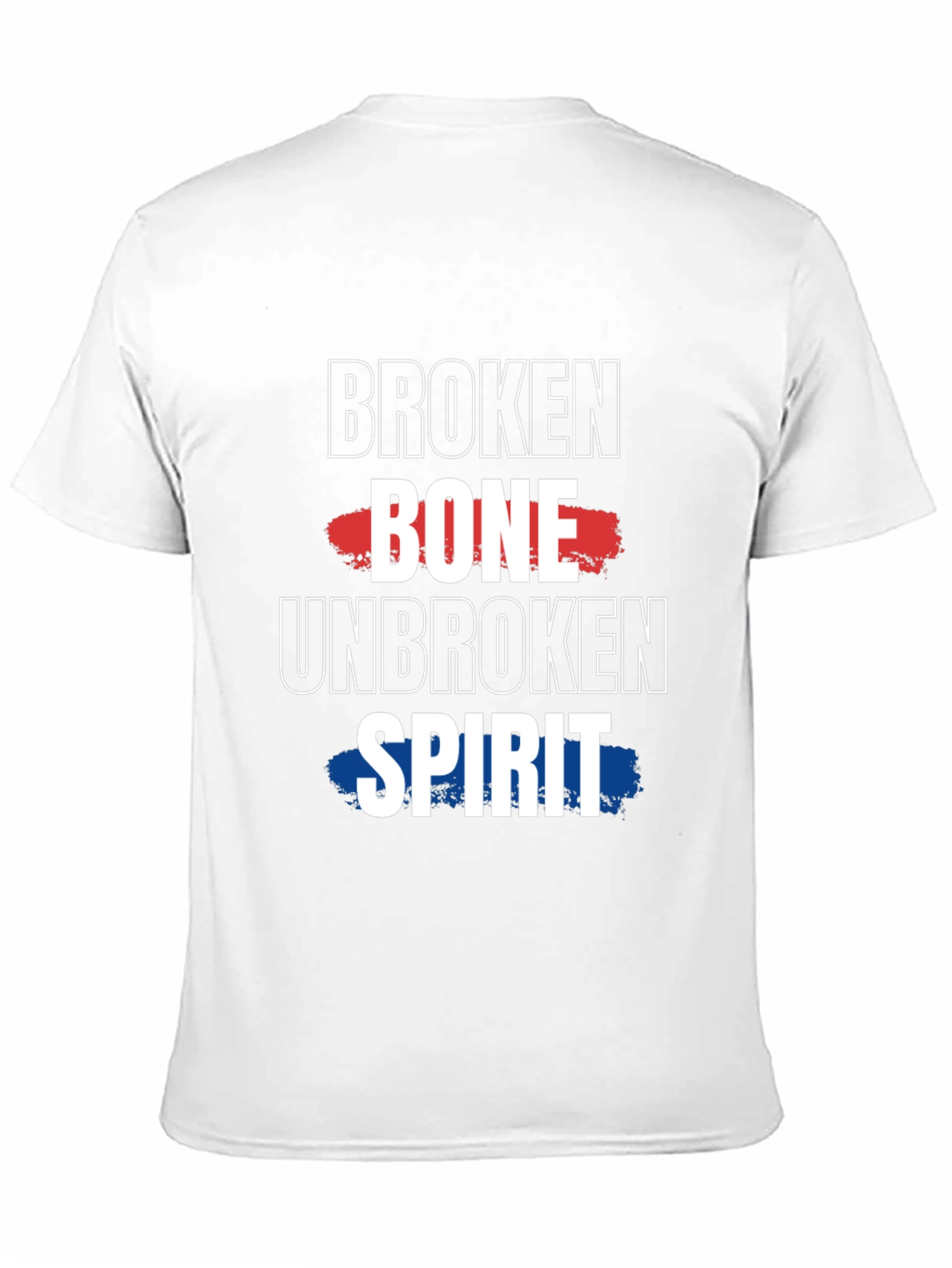 Broken Bone Unbroken Spirit Graphic T-Shirt