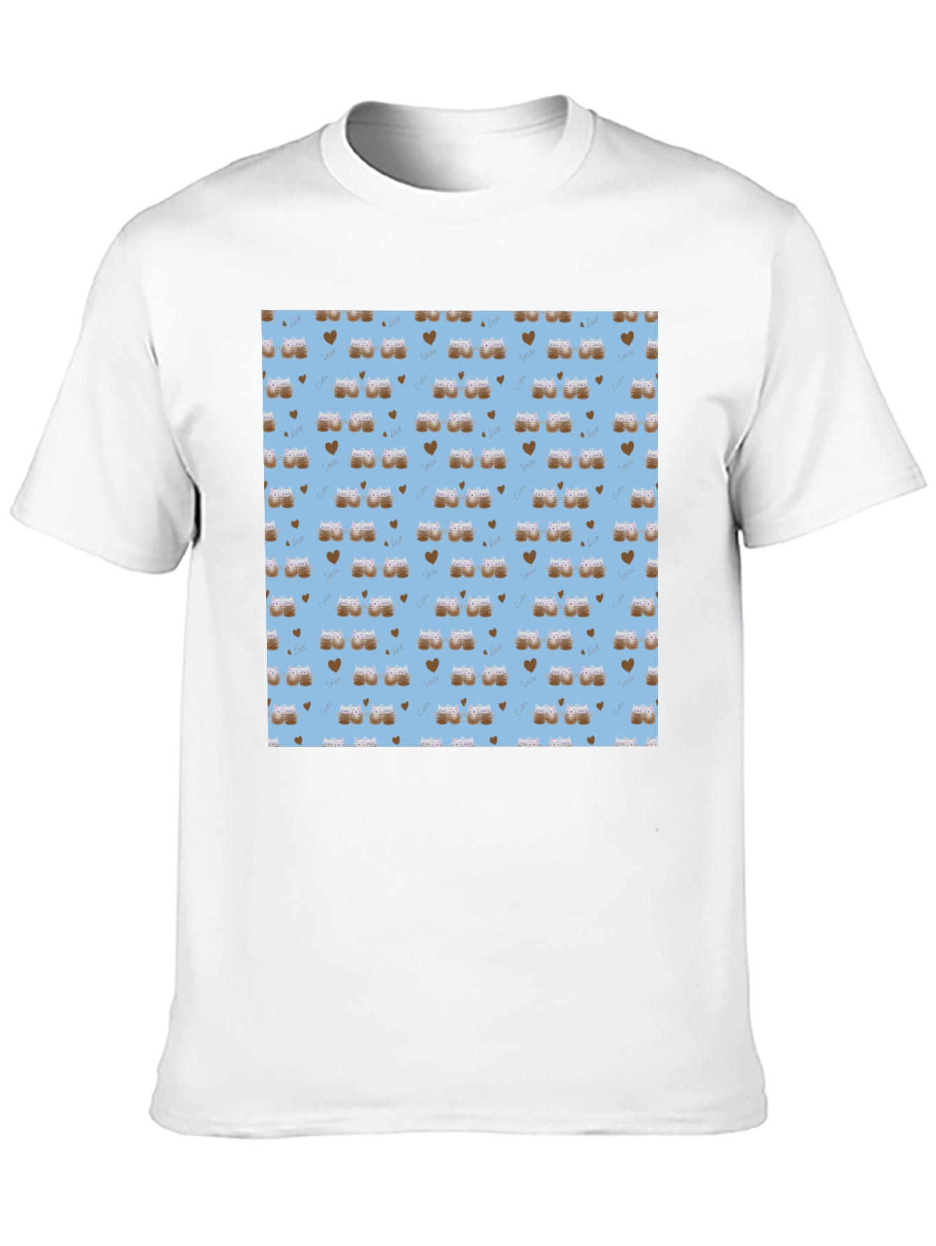Cute Coffee & Hearts T-Shirt -  Unisex Graphic Tee