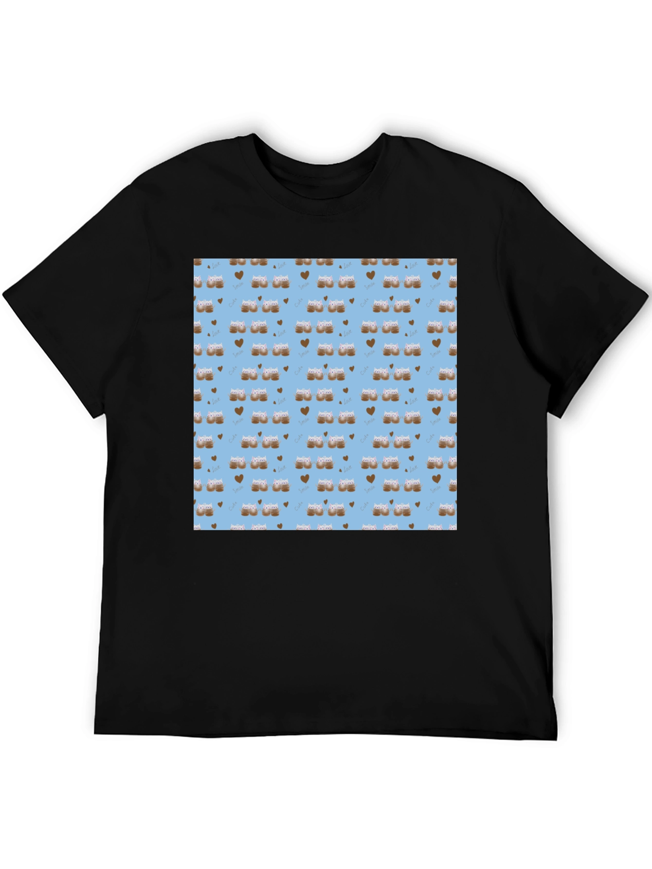 Cute Coffee & Hearts T-Shirt -  Unisex Graphic Tee