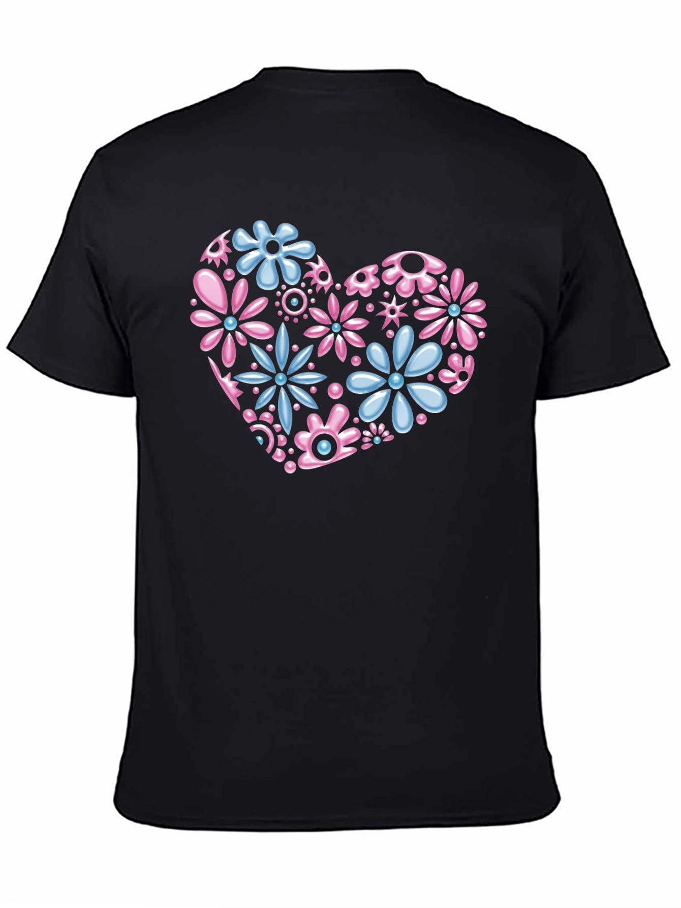 Floral Heart Graphic T-Shirt