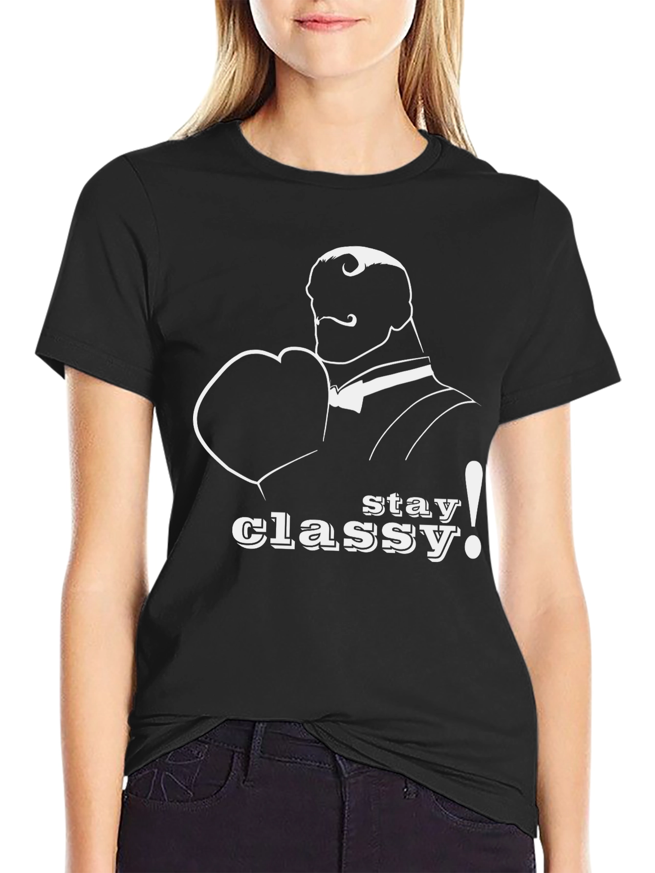 Stay Classy Boxing Gentleman Graphic Tee