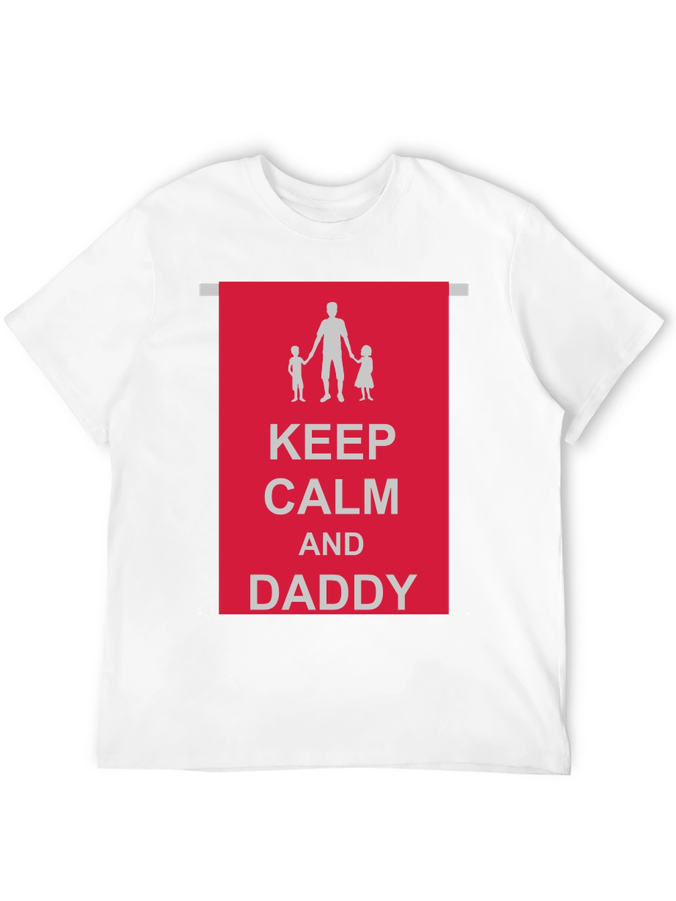 Keep Calm and Daddy Black T-Shirt