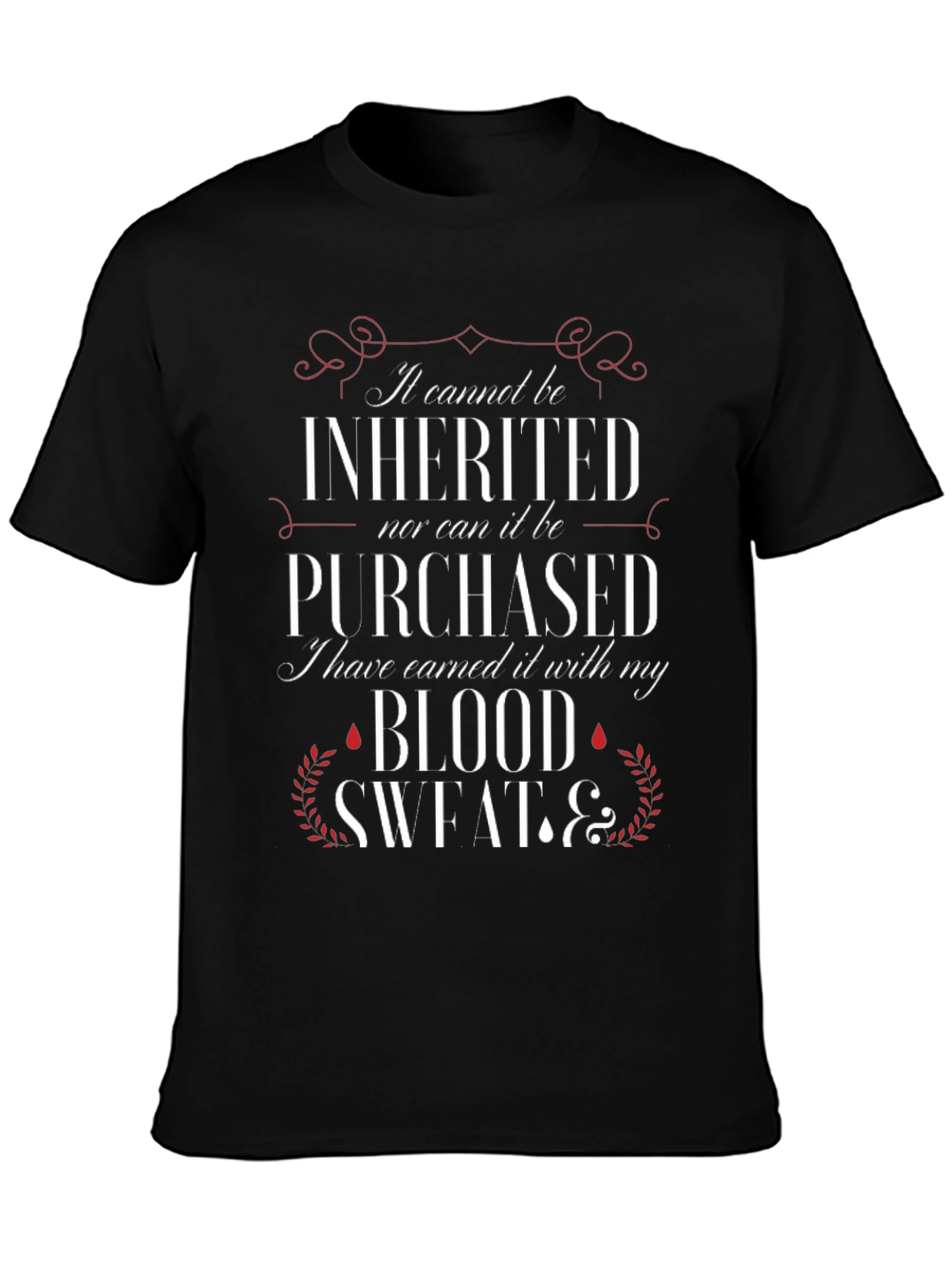 Earned T-Shirt: Blood Sweat & Grit