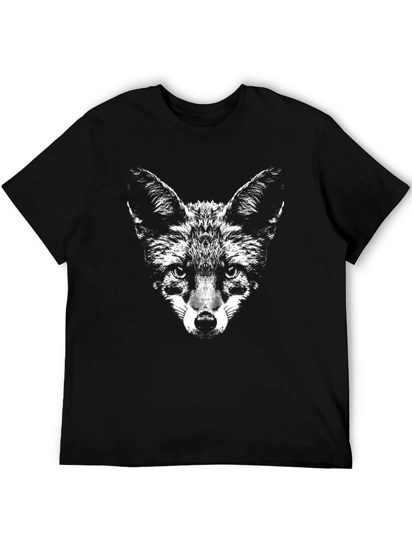 Fox Head Graphic T-Shirt - Mens Black Tee