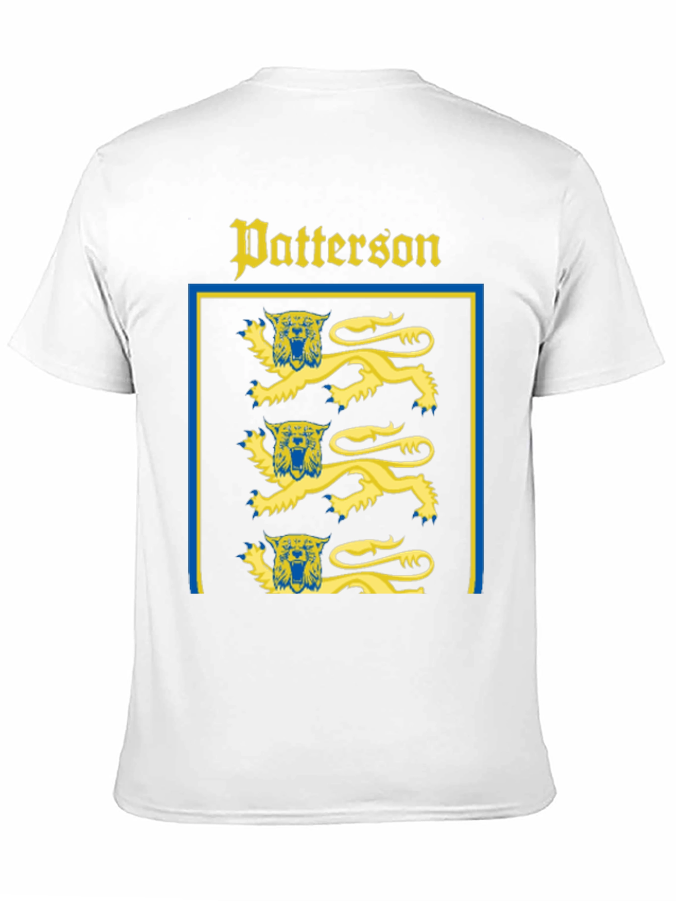 Patterson Coat of Arms Black T-Shirt