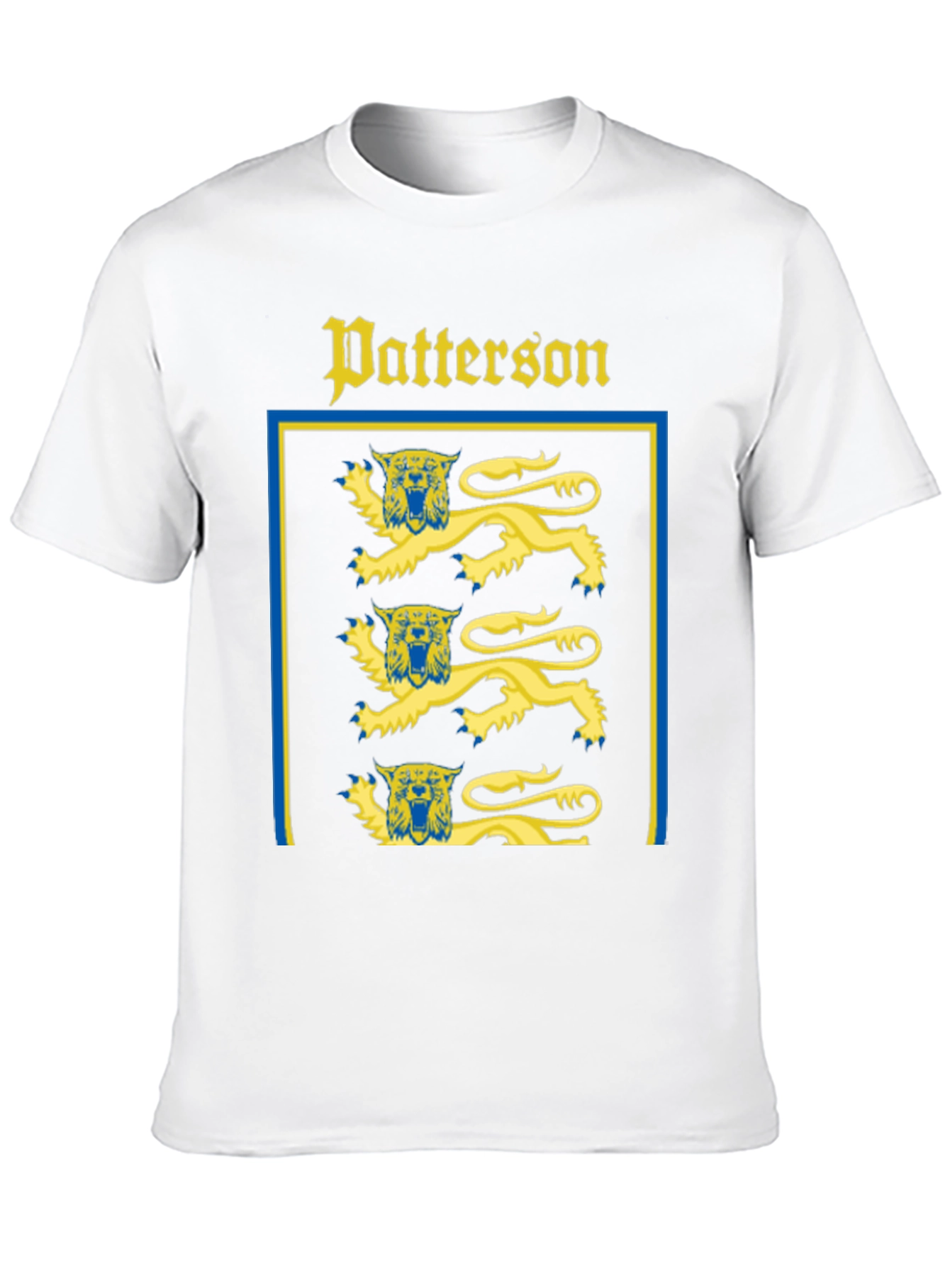 Patterson Coat of Arms Black T-Shirt