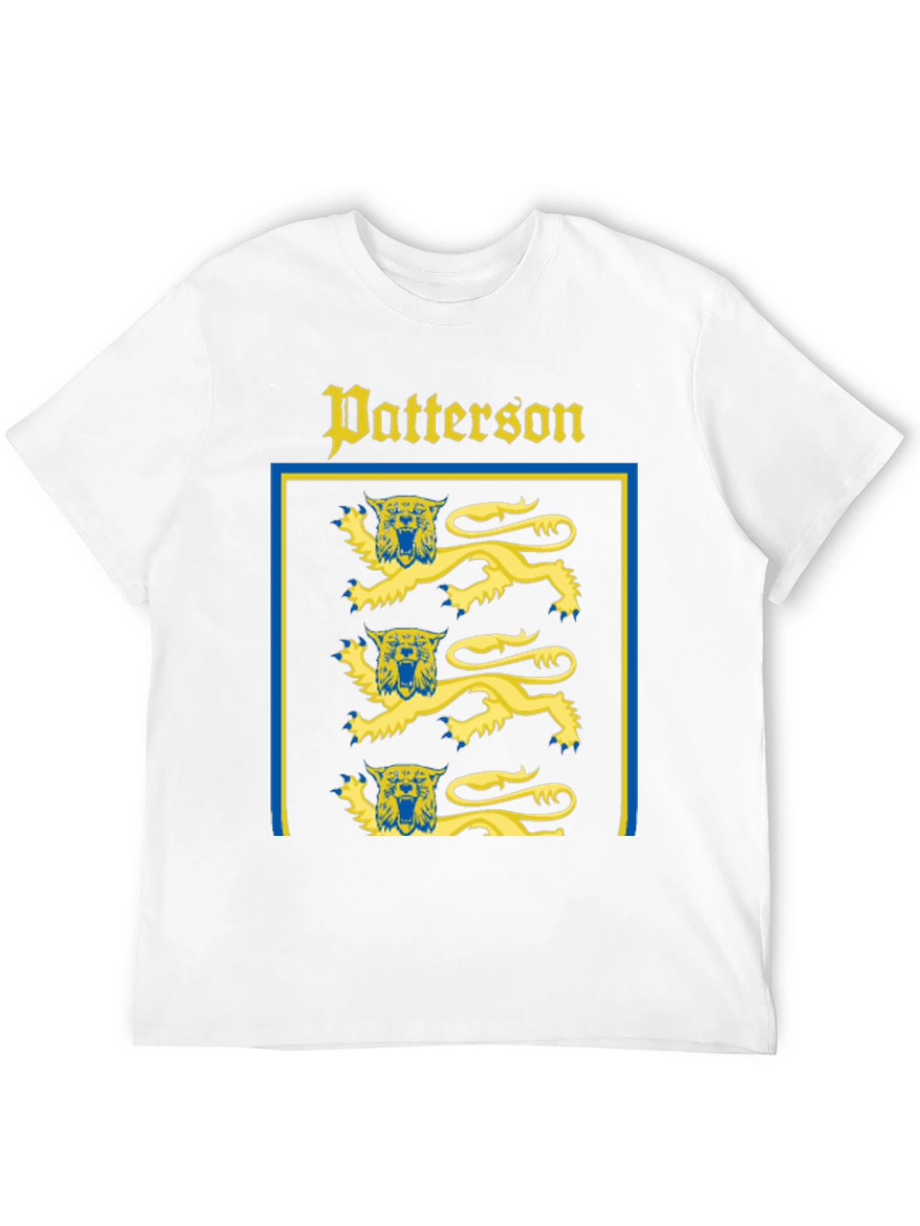 Patterson Coat of Arms Black T-Shirt