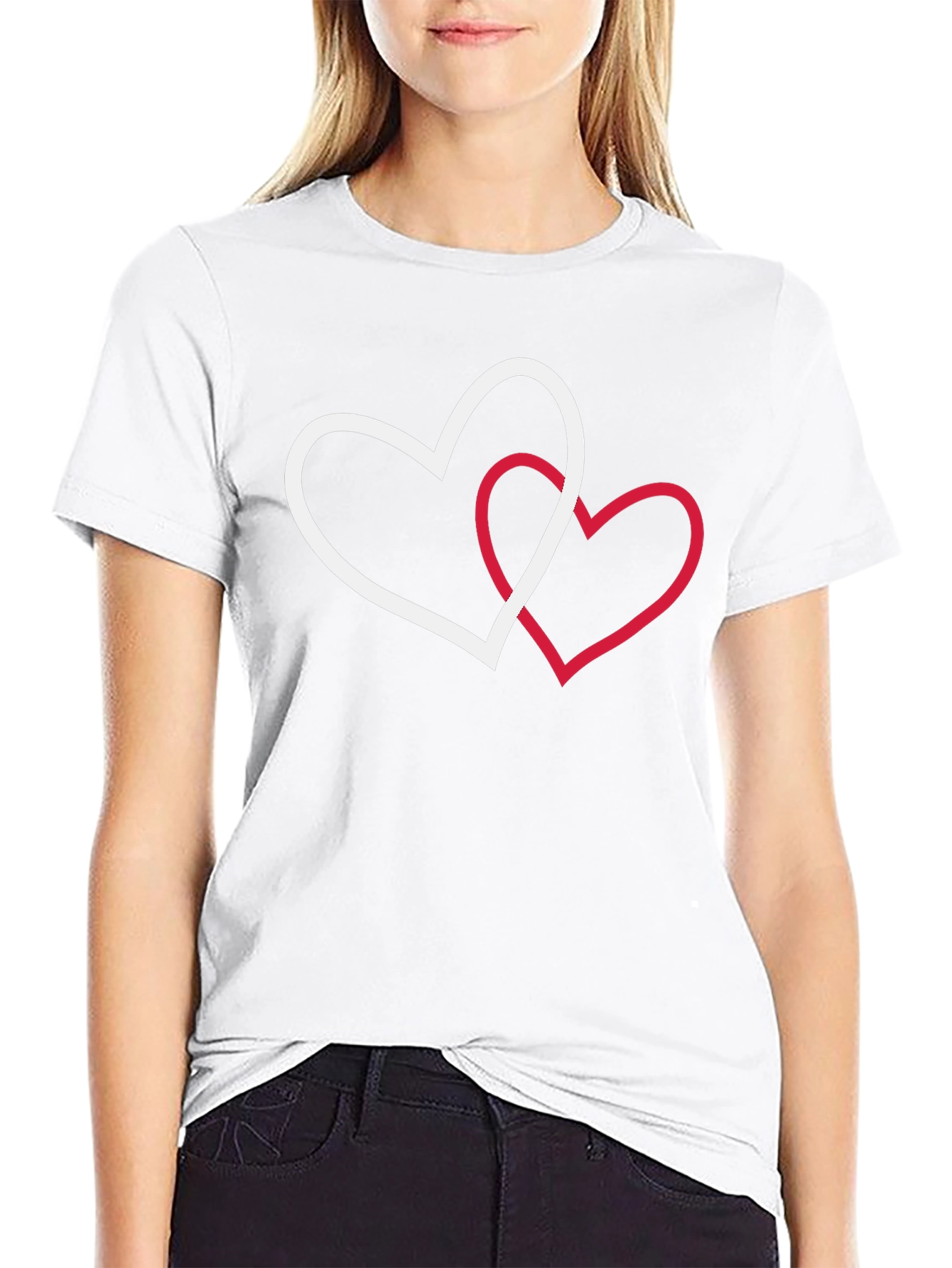Heart Intertwined Graphic Tee
