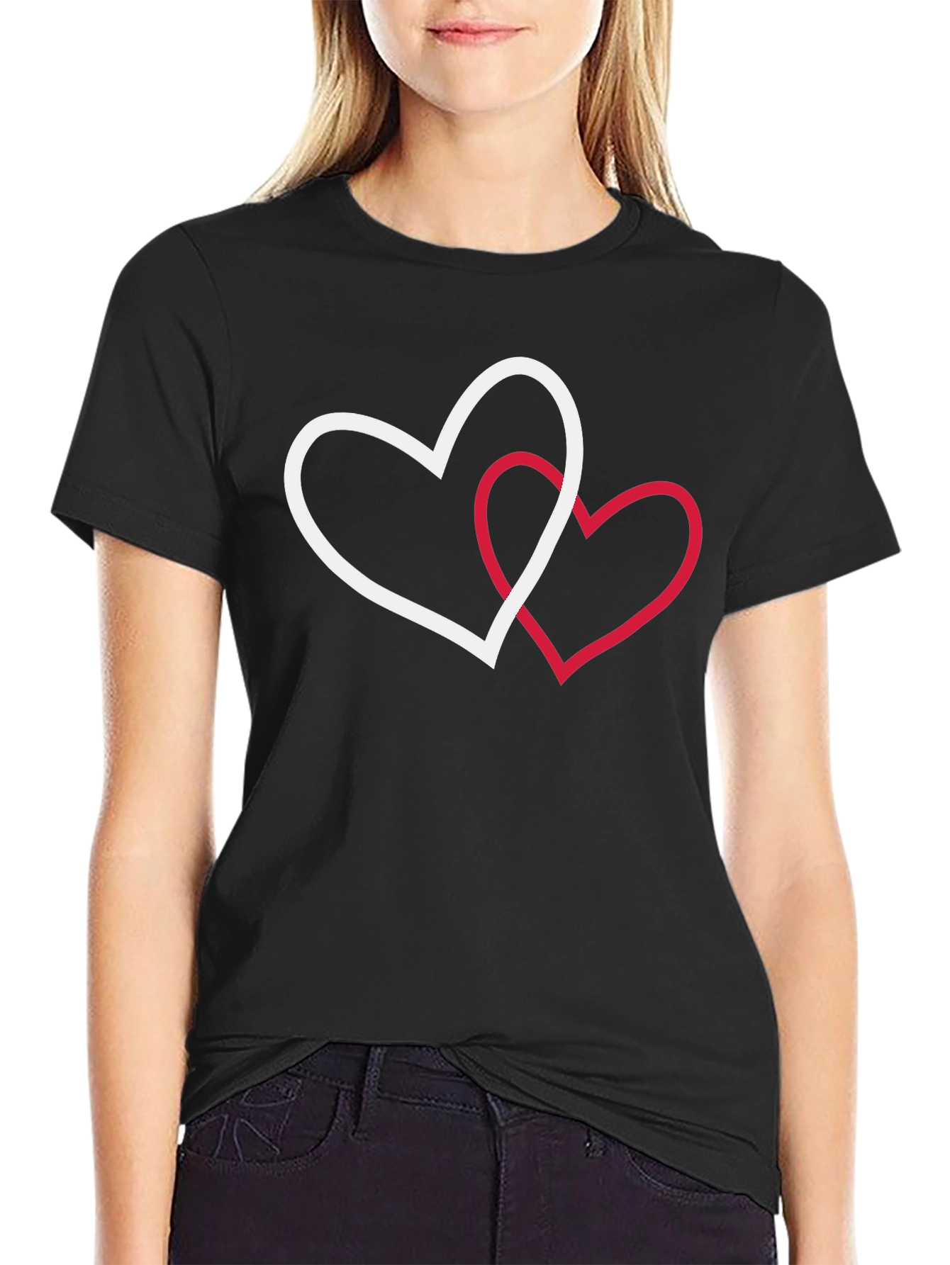 Heart Intertwined Graphic Tee