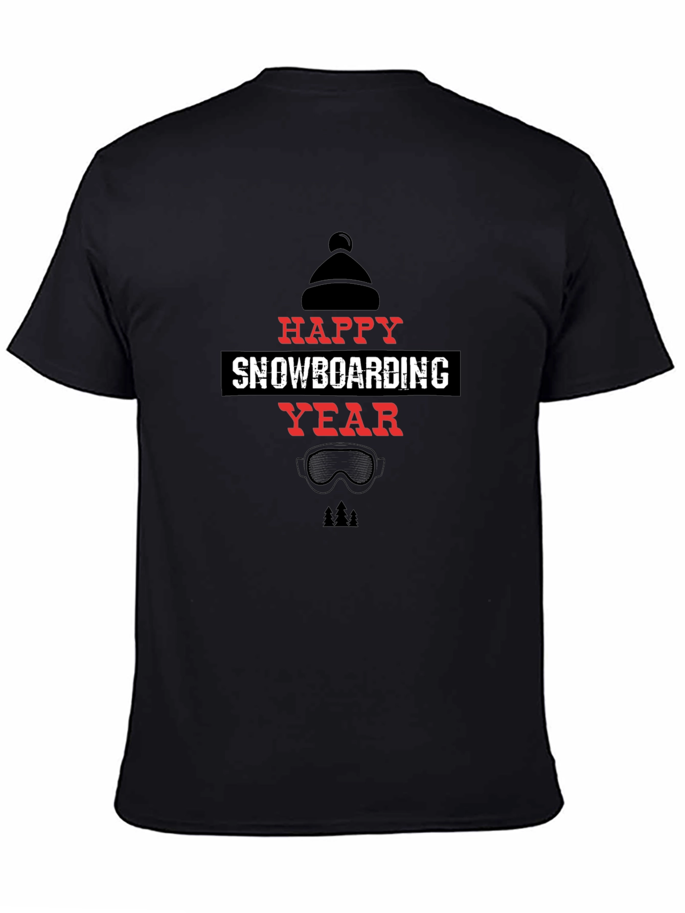 Happy Snowboarding Year T-Shirt | Winter Holiday Tee