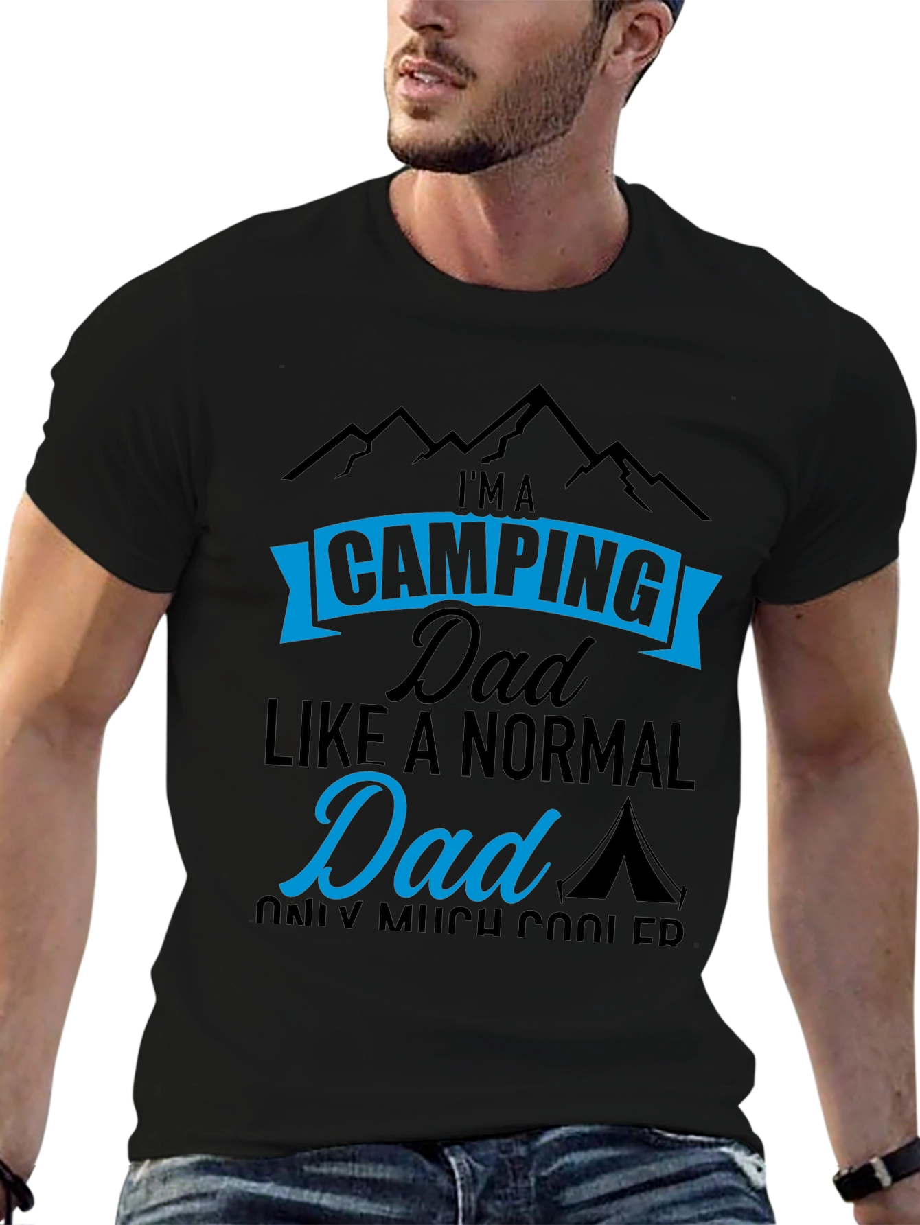 Camping Dad T-Shirt - Cool Fathers Day Gift