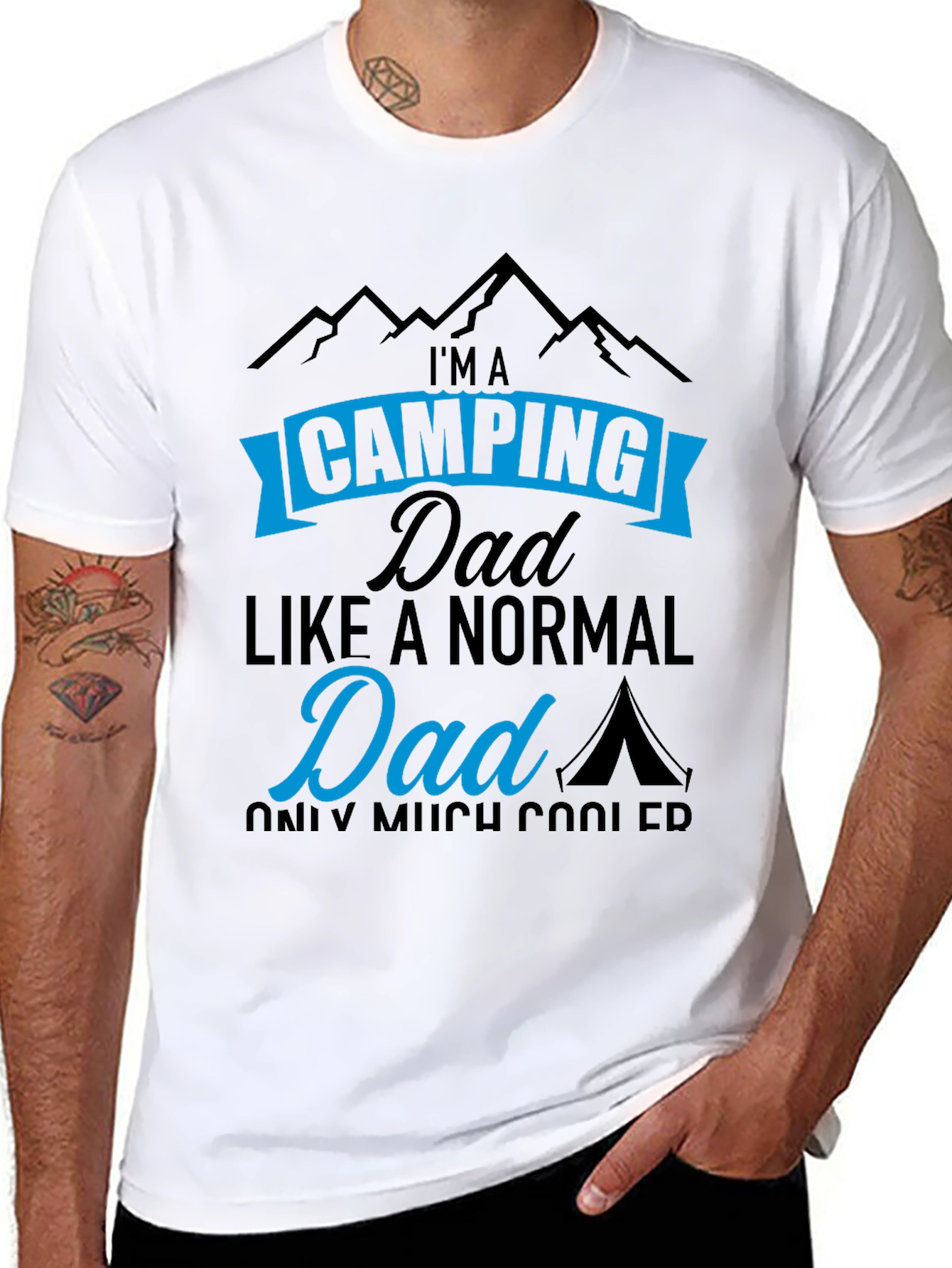 Camping Dad T-Shirt - Cool Fathers Day Gift