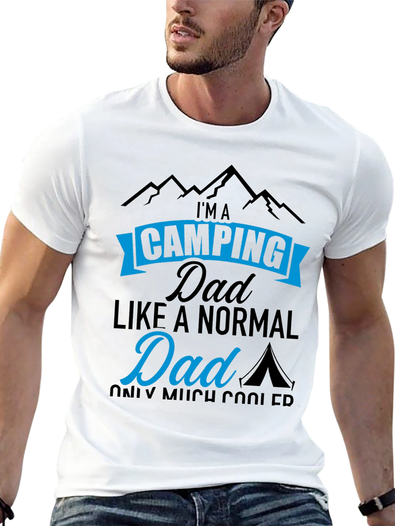 Camping Dad T-Shirt - Cool Fathers Day Gift