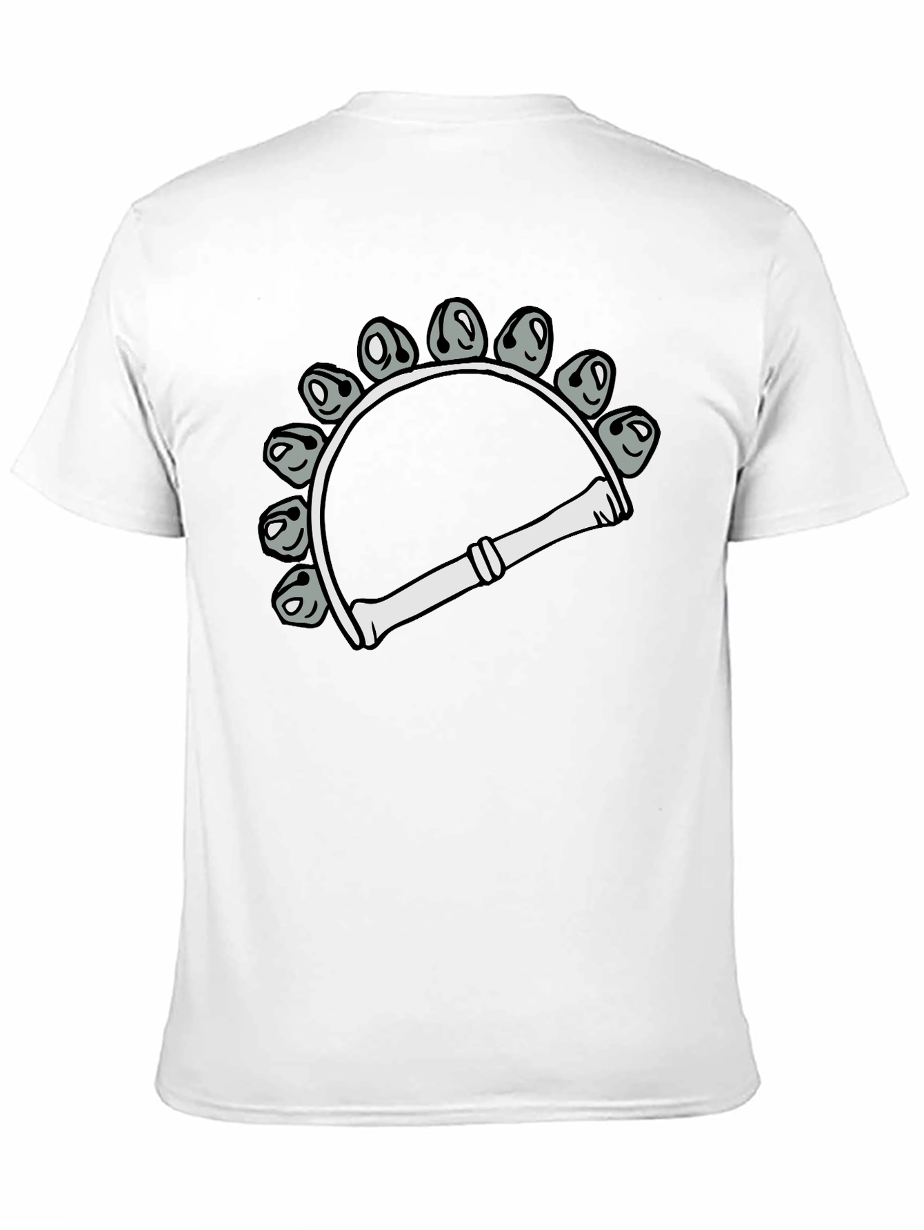 Tambourine Graphic T-Shirt - Musical Instrument Design