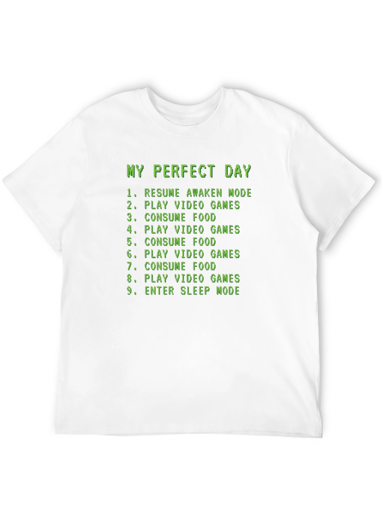 Gamers Perfect Day T-Shirt - Eat Sleep Game