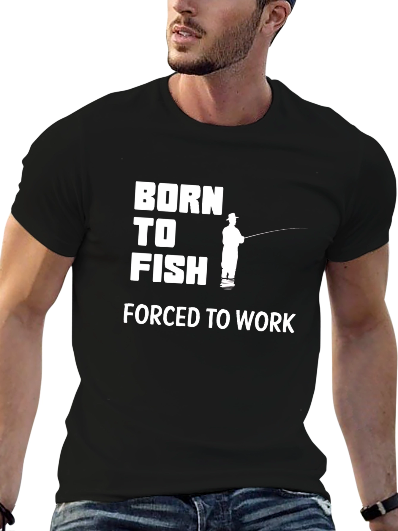 Born to Fish T-Shirt - Funny Fishing Tee
