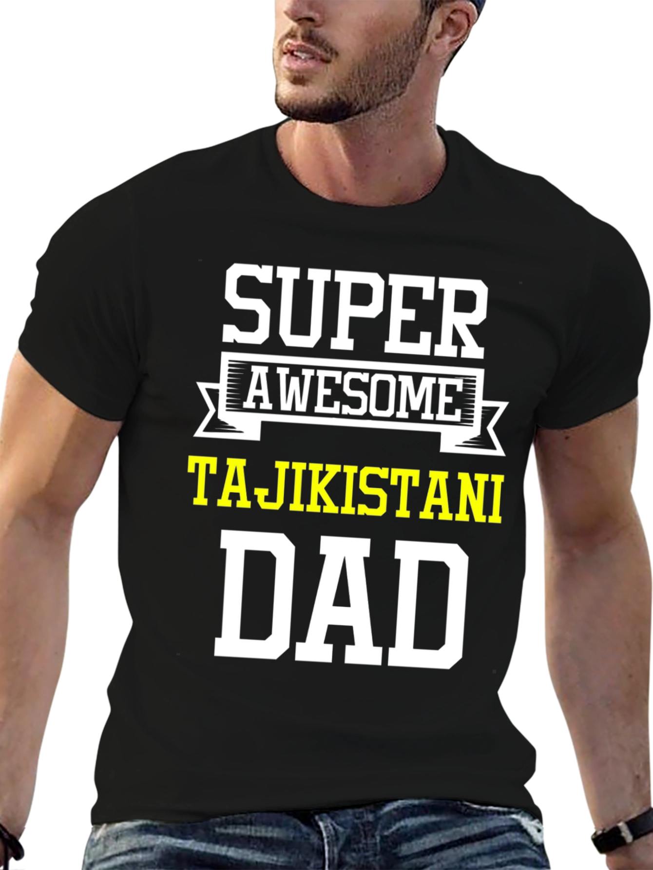 Super Awesome Tajikistani Dad T-Shirt