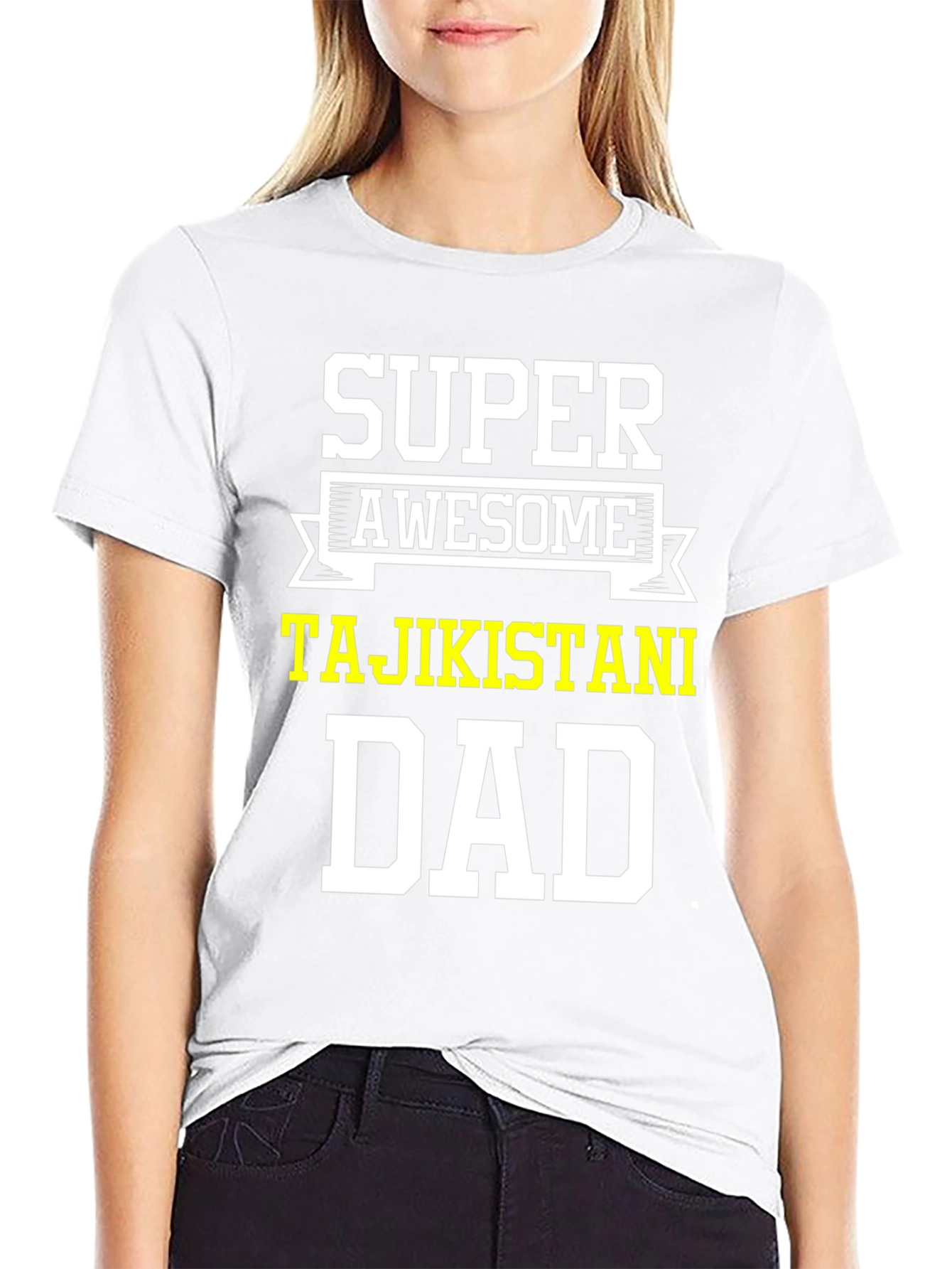Super Awesome Tajikistani Dad T-Shirt