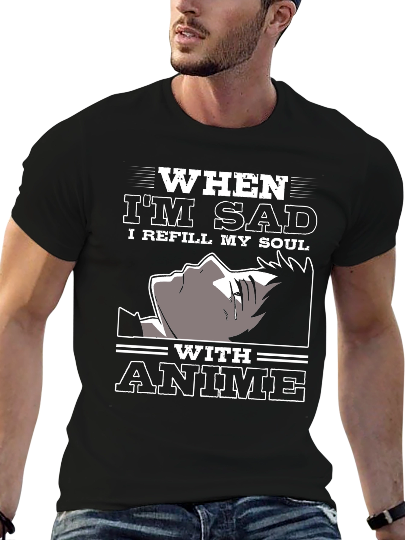 When Im Sad Anime T-Shirt
