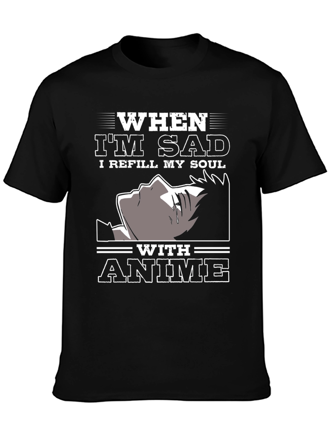 When Im Sad Anime T-Shirt