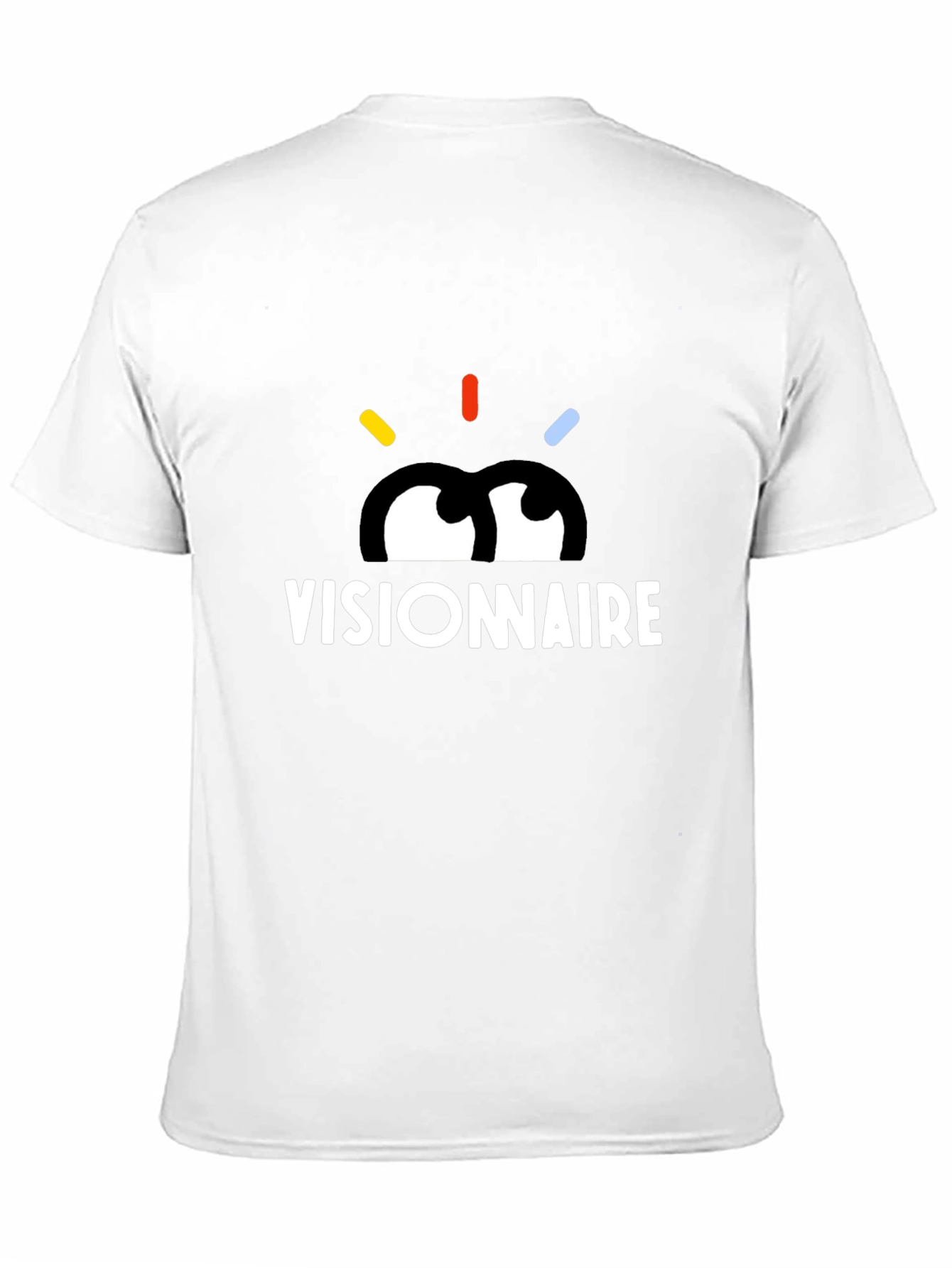 Visionnaire Graphic T-Shirt - Stylish Black Tee