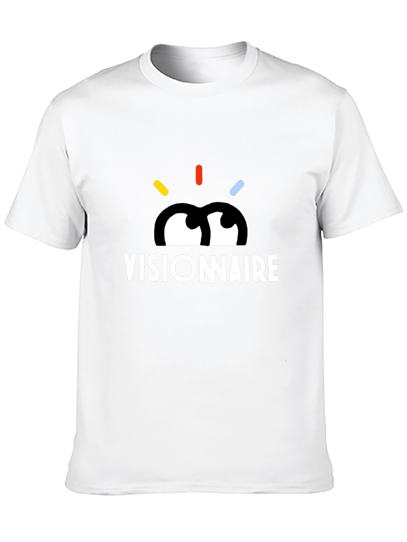 Visionnaire Graphic T-Shirt - Stylish Black Tee