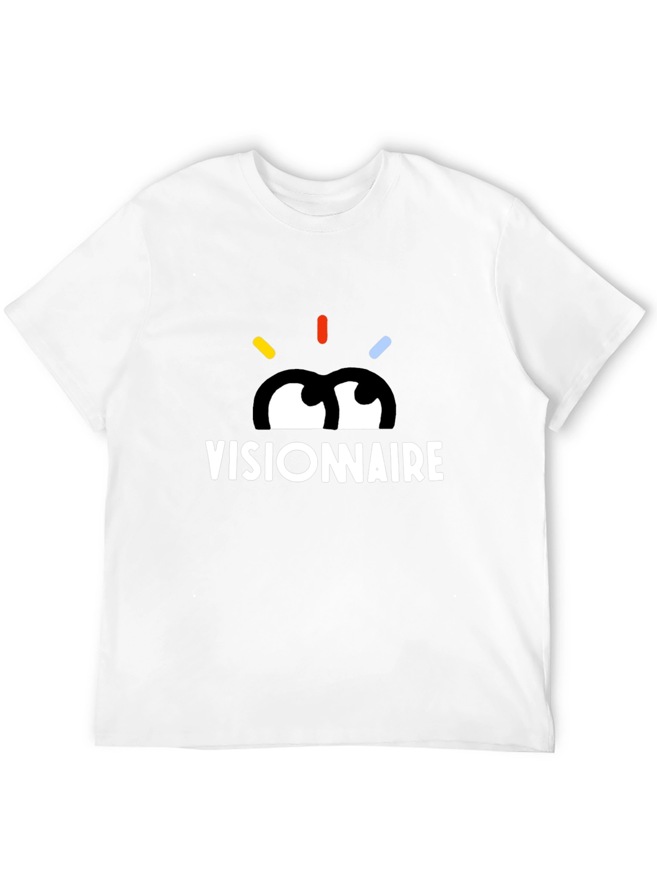 Visionnaire Graphic T-Shirt - Stylish Black Tee