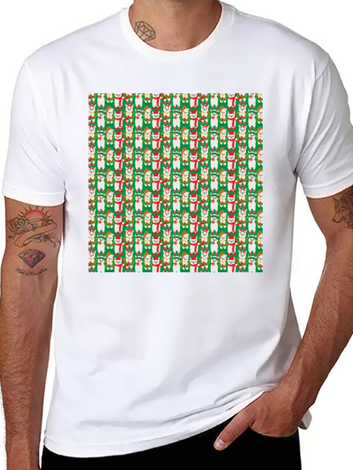 Festive Holiday Pattern T-Shirt