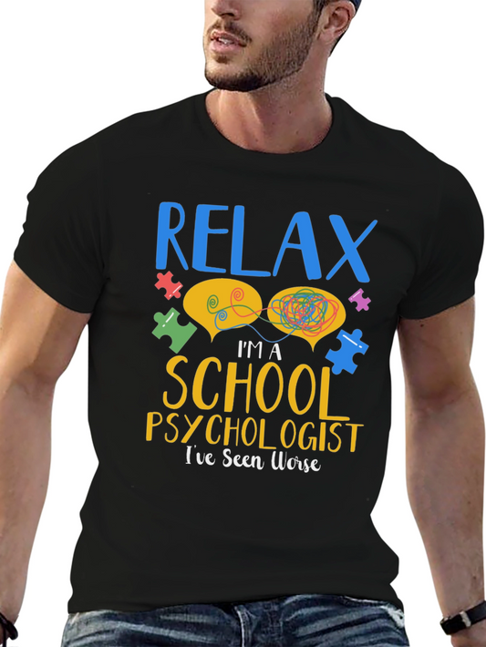 Relax School Psychologist T-Shirt