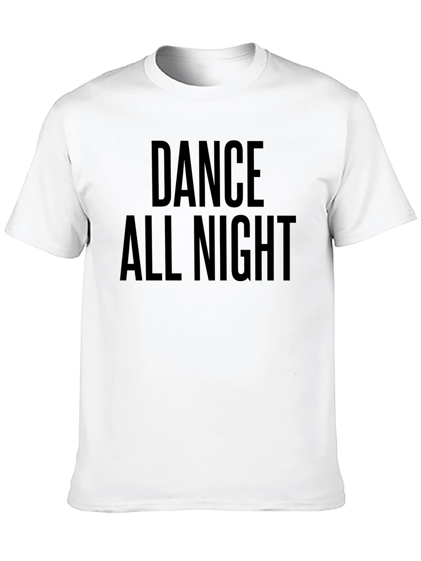 Dance All Night Black Graphic Tee