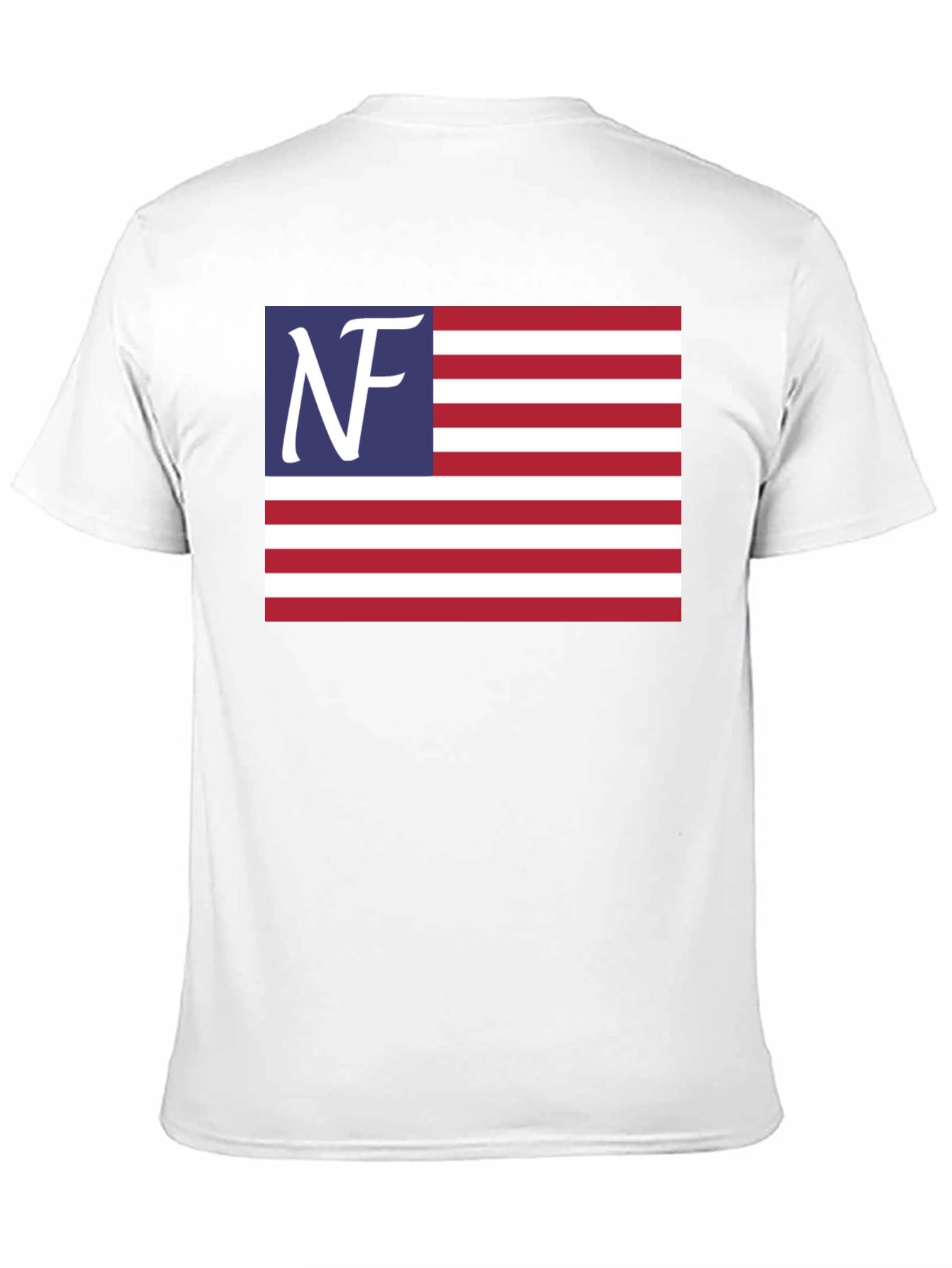 NF Patriotic T-Shirt - American Flag Design