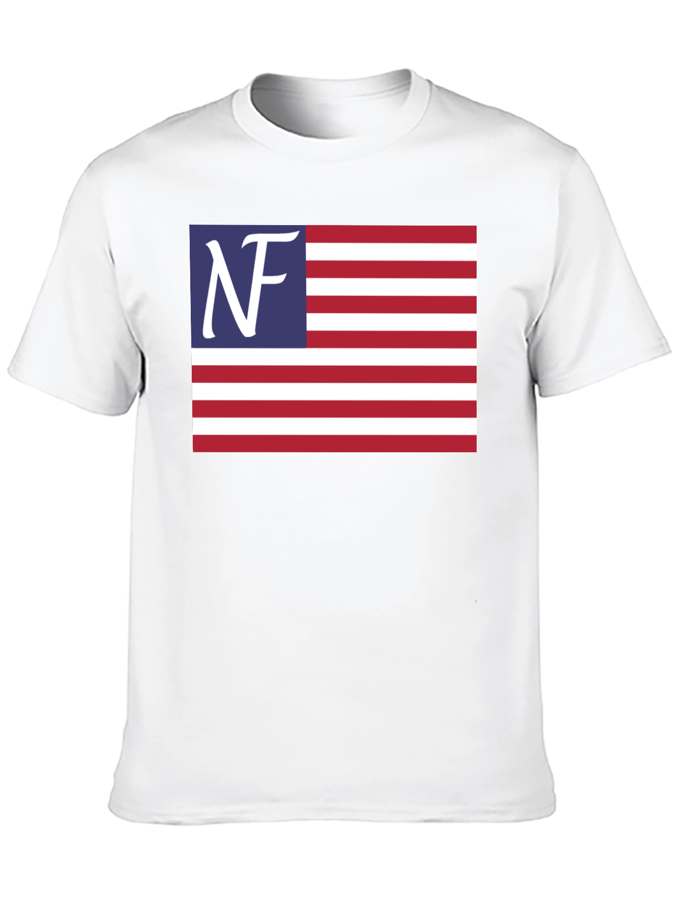 NF Patriotic T-Shirt - American Flag Design
