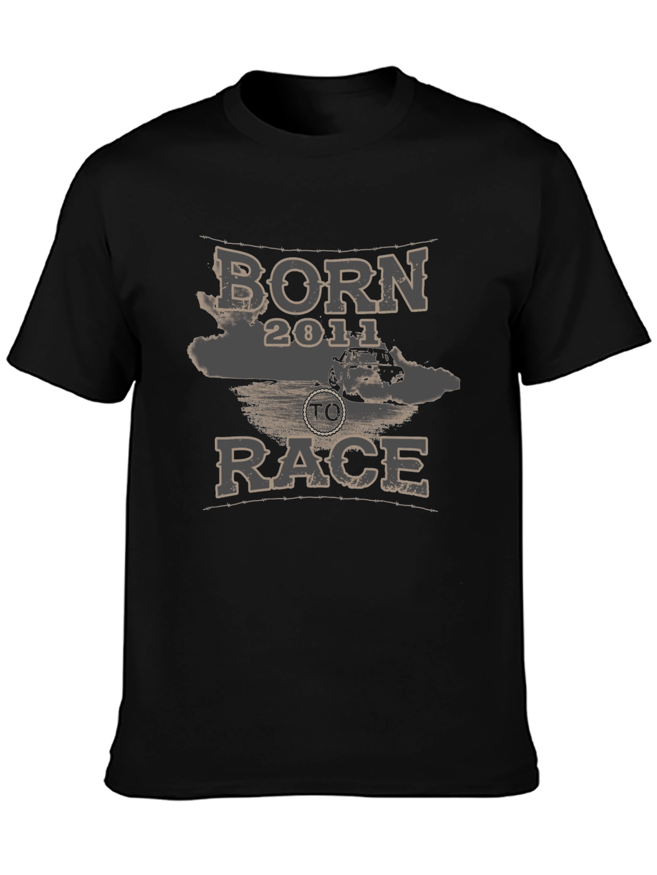 Born to Race 2011 Graphic T-Shirt - Black