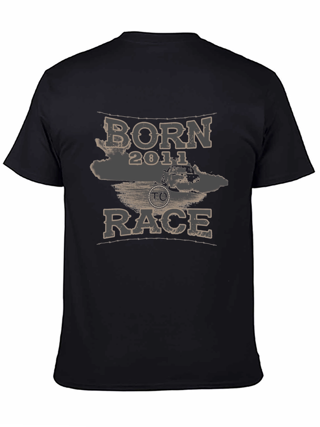 Born to Race 2011 Graphic T-Shirt - Black