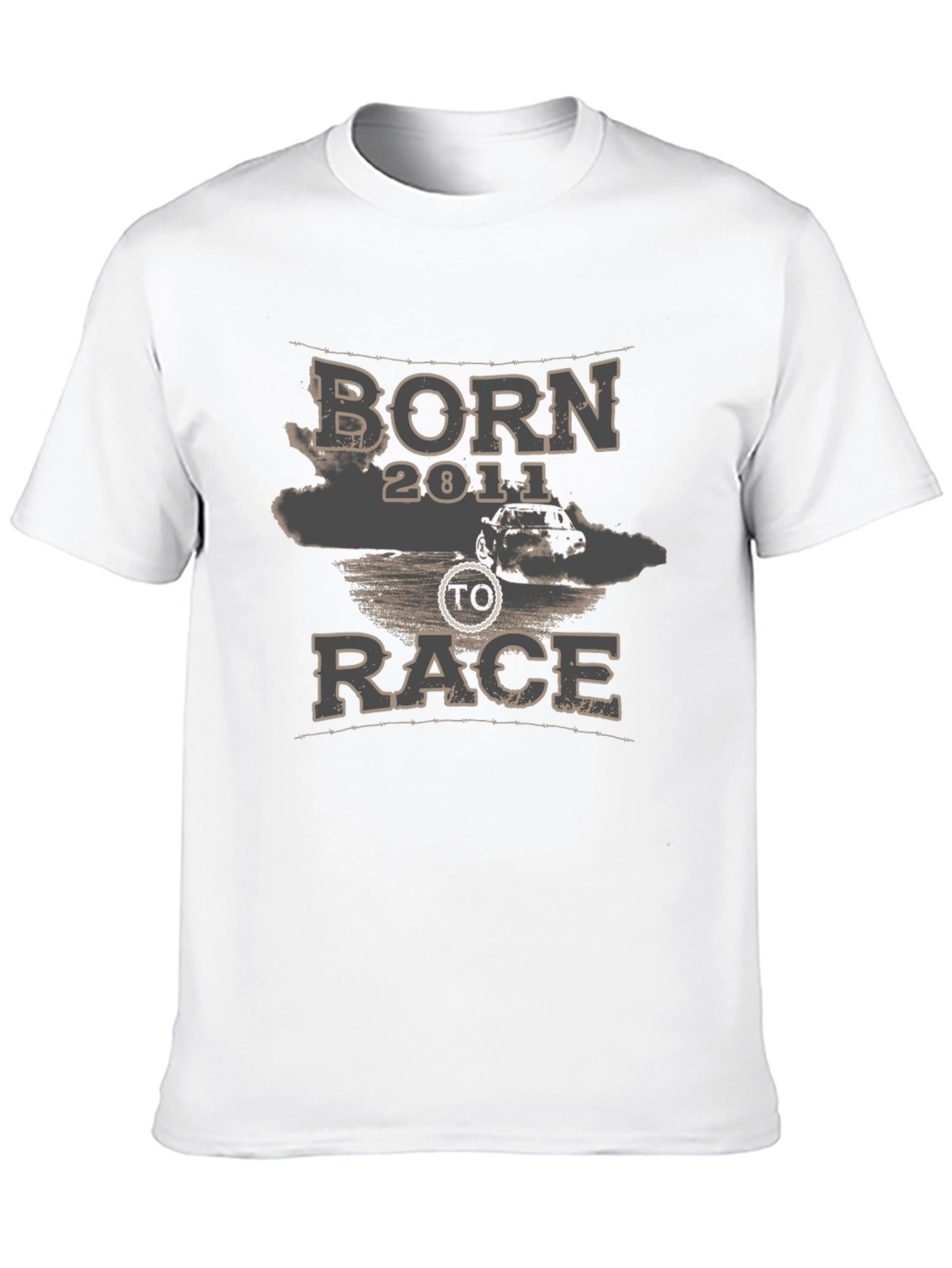 Born to Race 2011 Graphic T-Shirt - Black