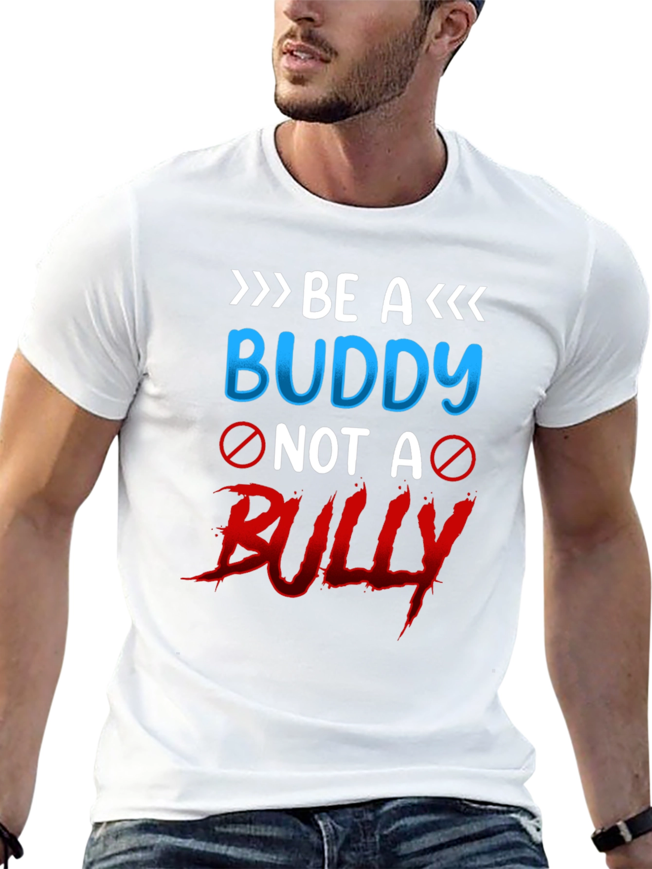 Be a Buddy Not a Bully Graphic T-Shirt