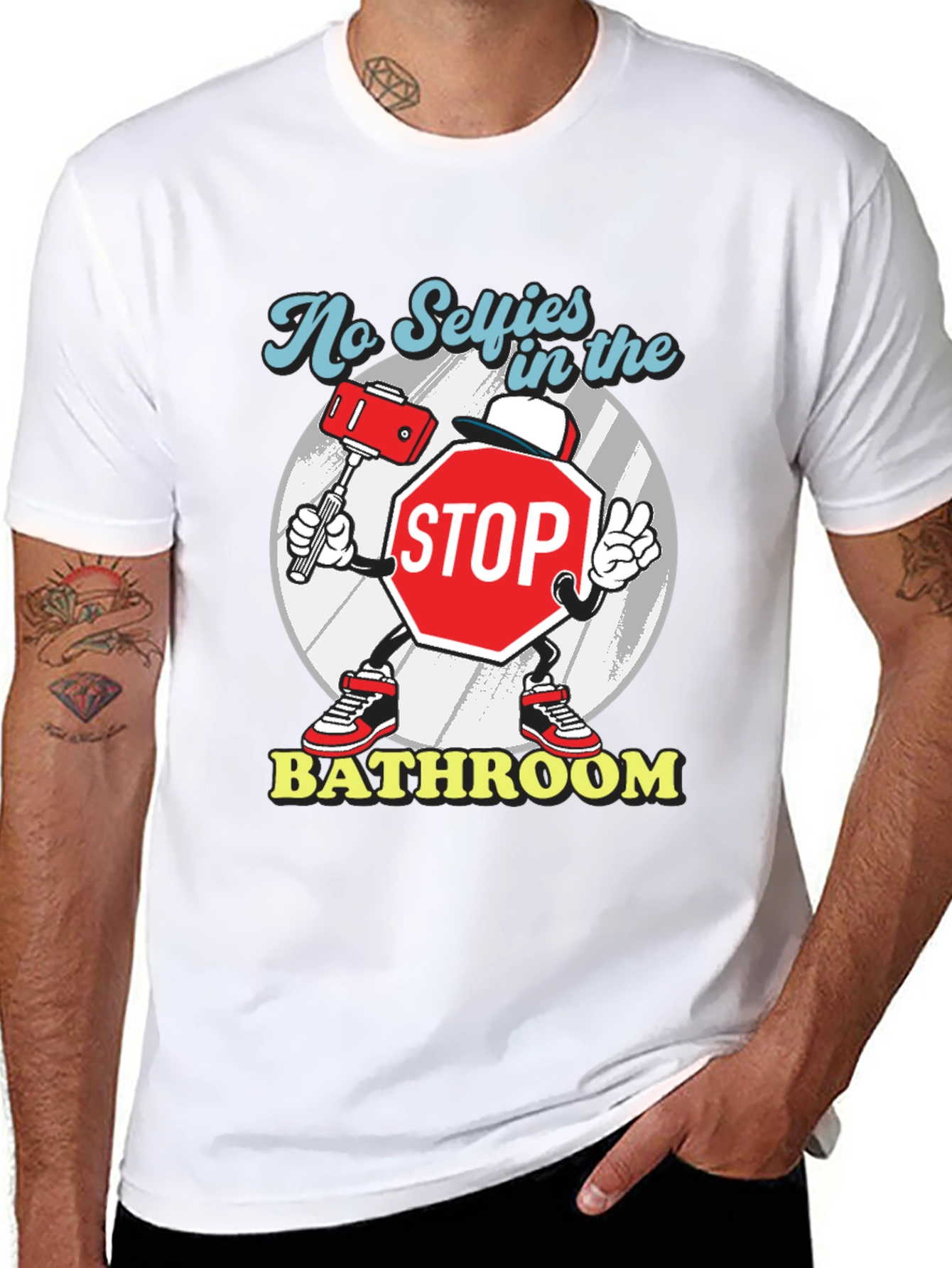 No Selfies in the Bathroom T-Shirt