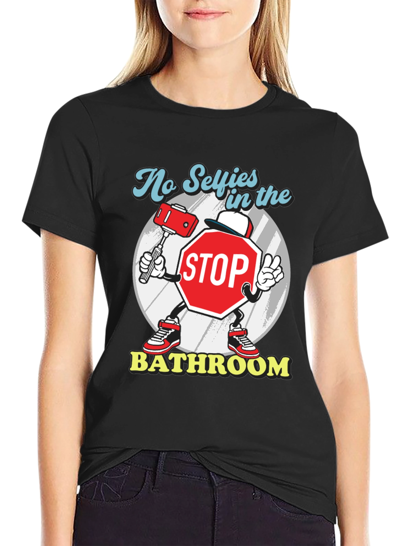 No Selfies in the Bathroom T-Shirt