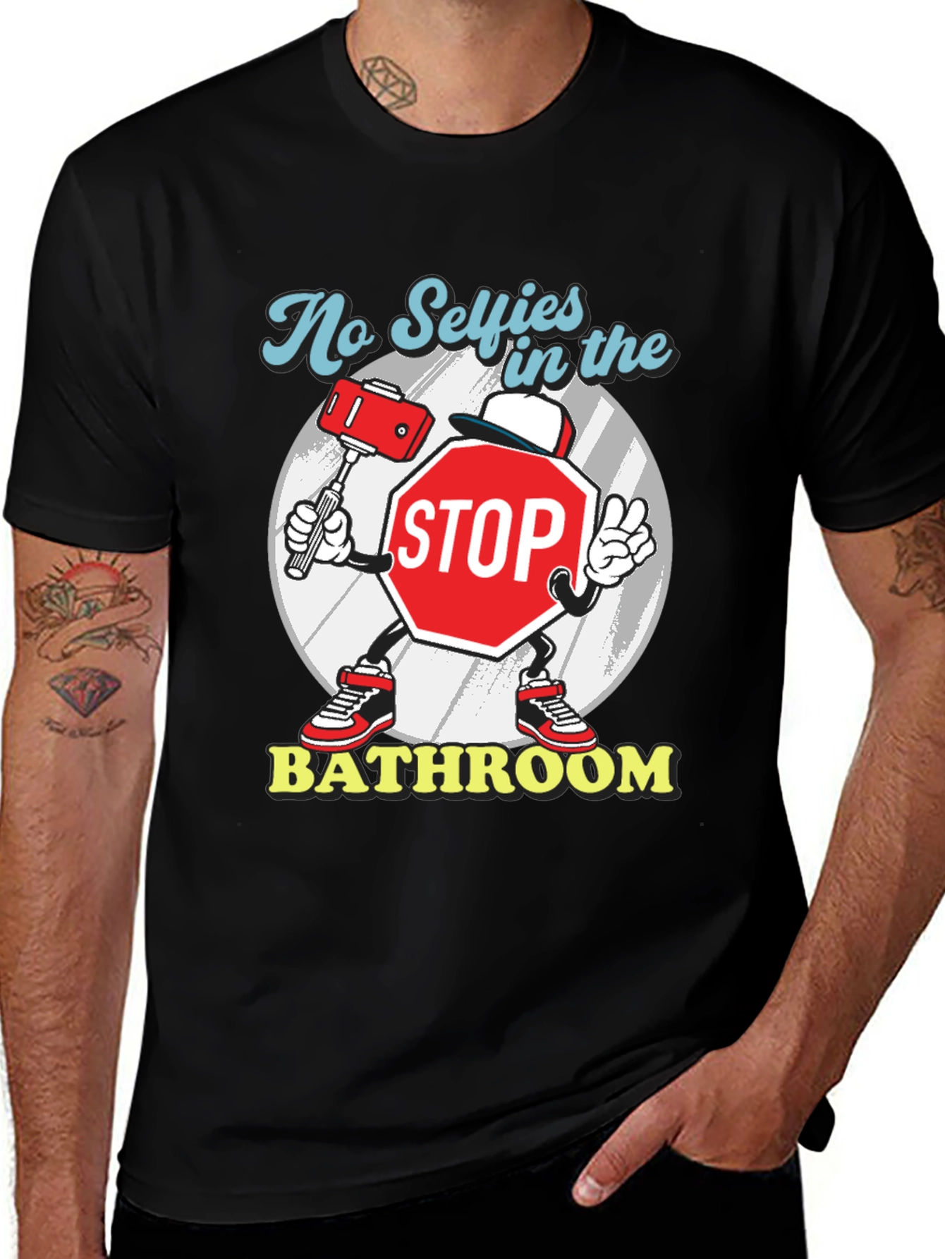 No Selfies in the Bathroom T-Shirt