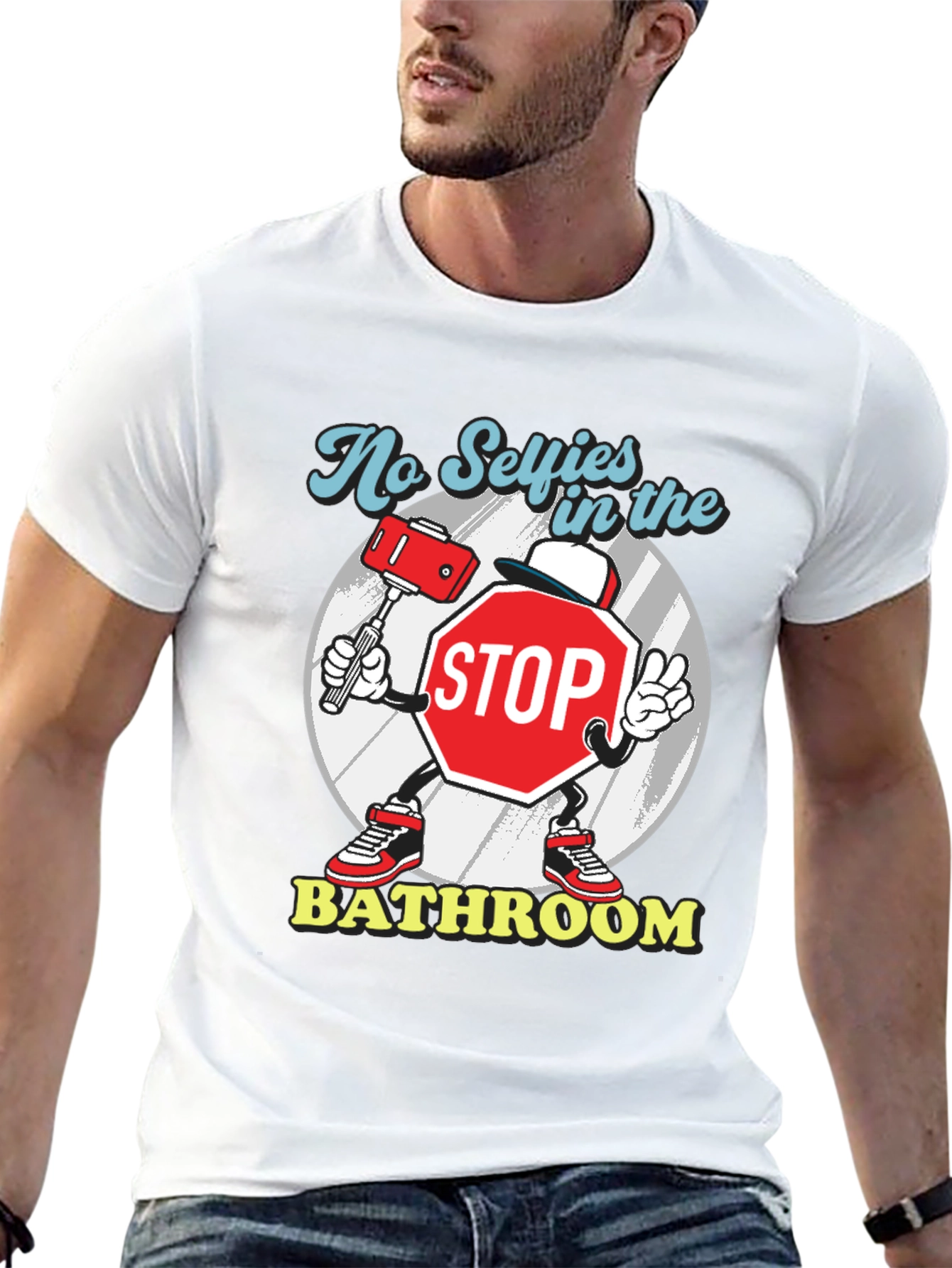 No Selfies in the Bathroom T-Shirt