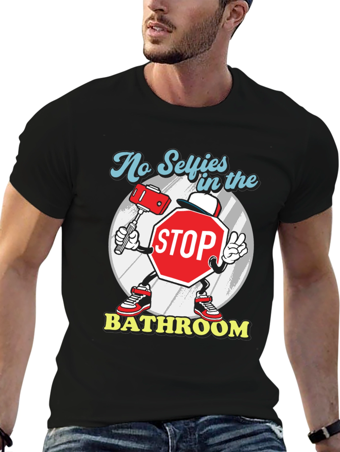 No Selfies in the Bathroom T-Shirt